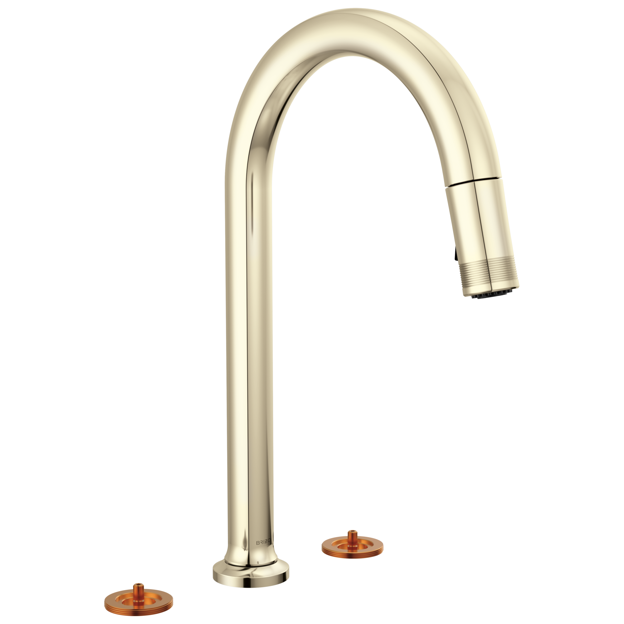 Kintsu® | Widespread Pull-Down Faucet with Arc Spout - Less Handles