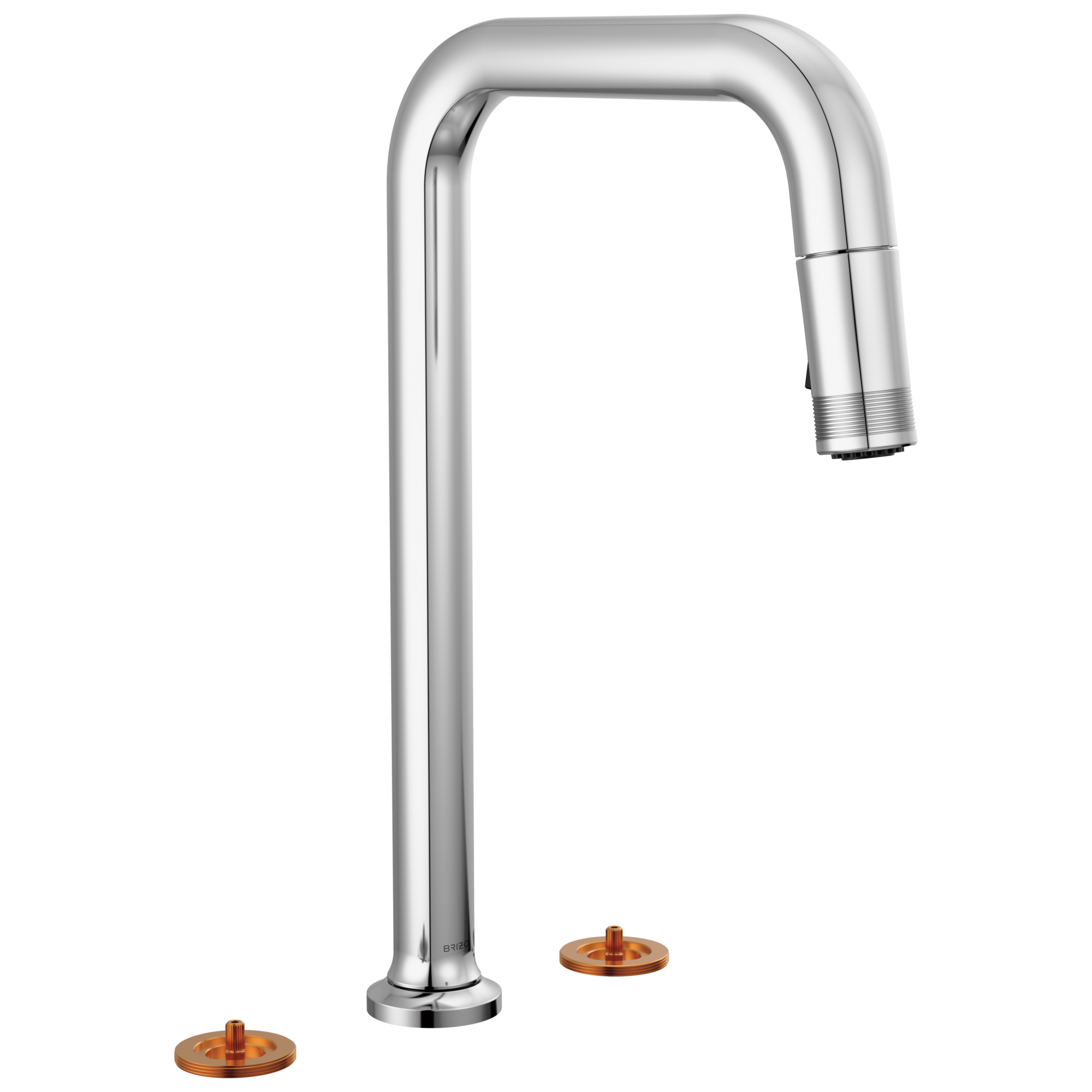 Kintsu Widespread Pull-Down Faucet with Square Spout - Less Handles — image 1