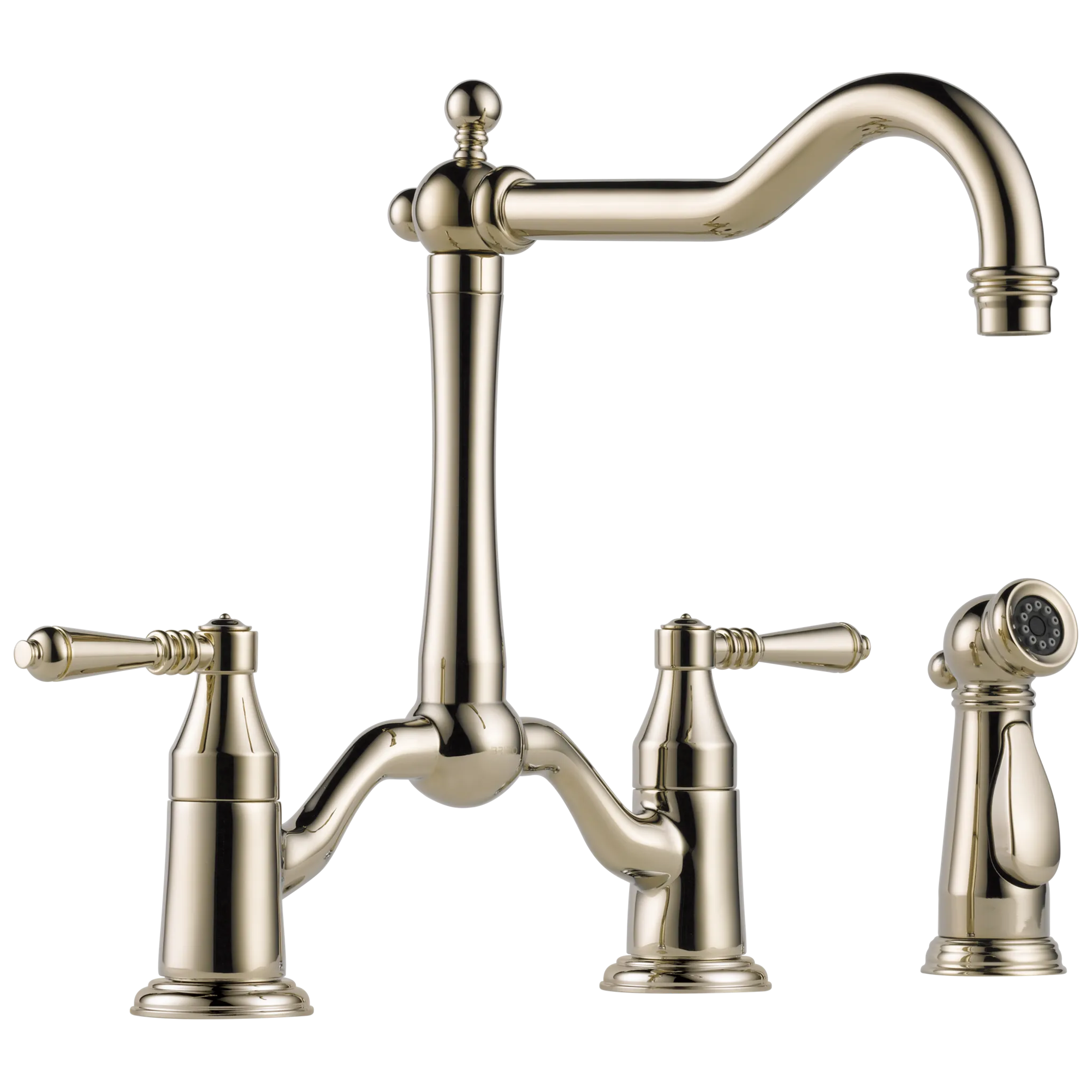 Tresa® | Bridge Faucet with Side Sprayer