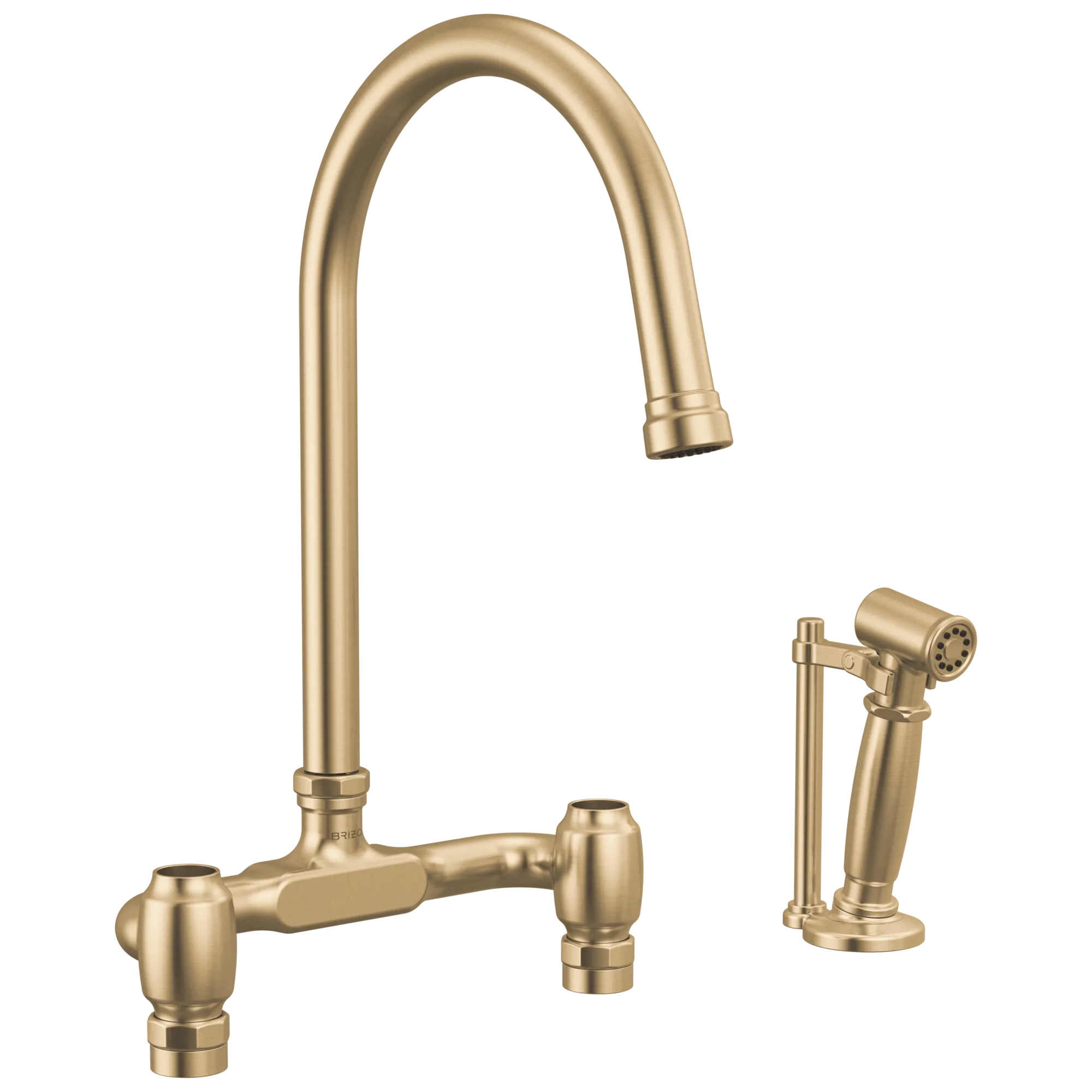 Faircroft™ | Deck Mount Bridge Faucet with Arc Spout and Side