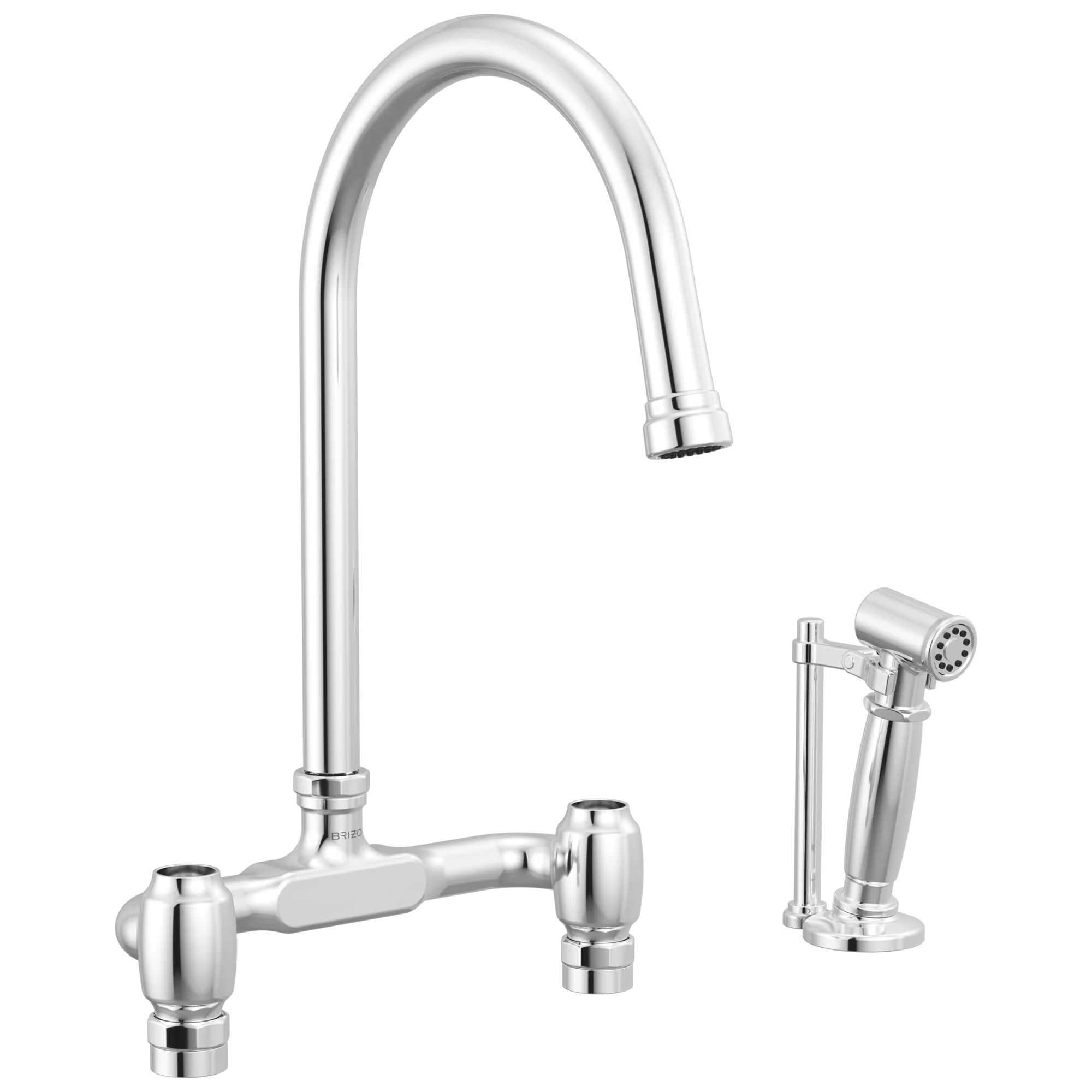 Faircroft™ | Deck Mount Bridge Faucet with Arc Spout and Side