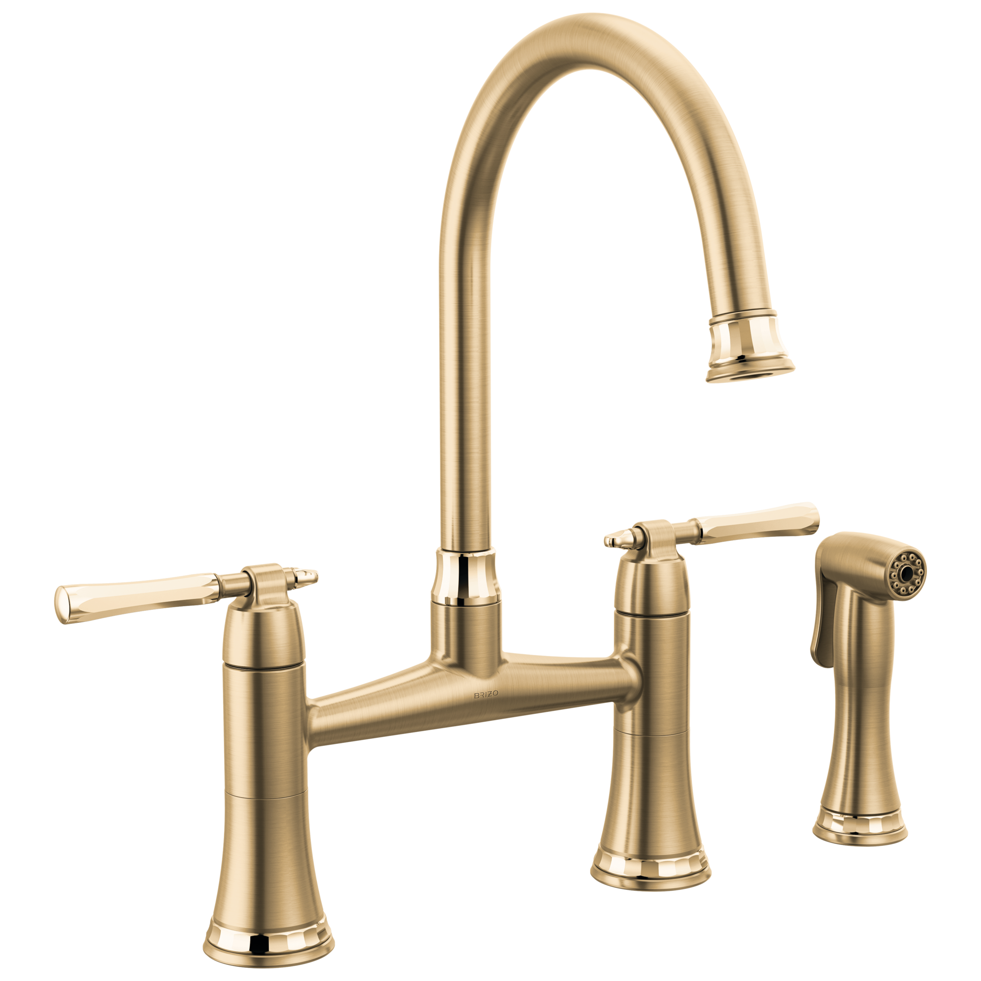 Tulham® | Bridge Kitchen Faucet with Side Spray