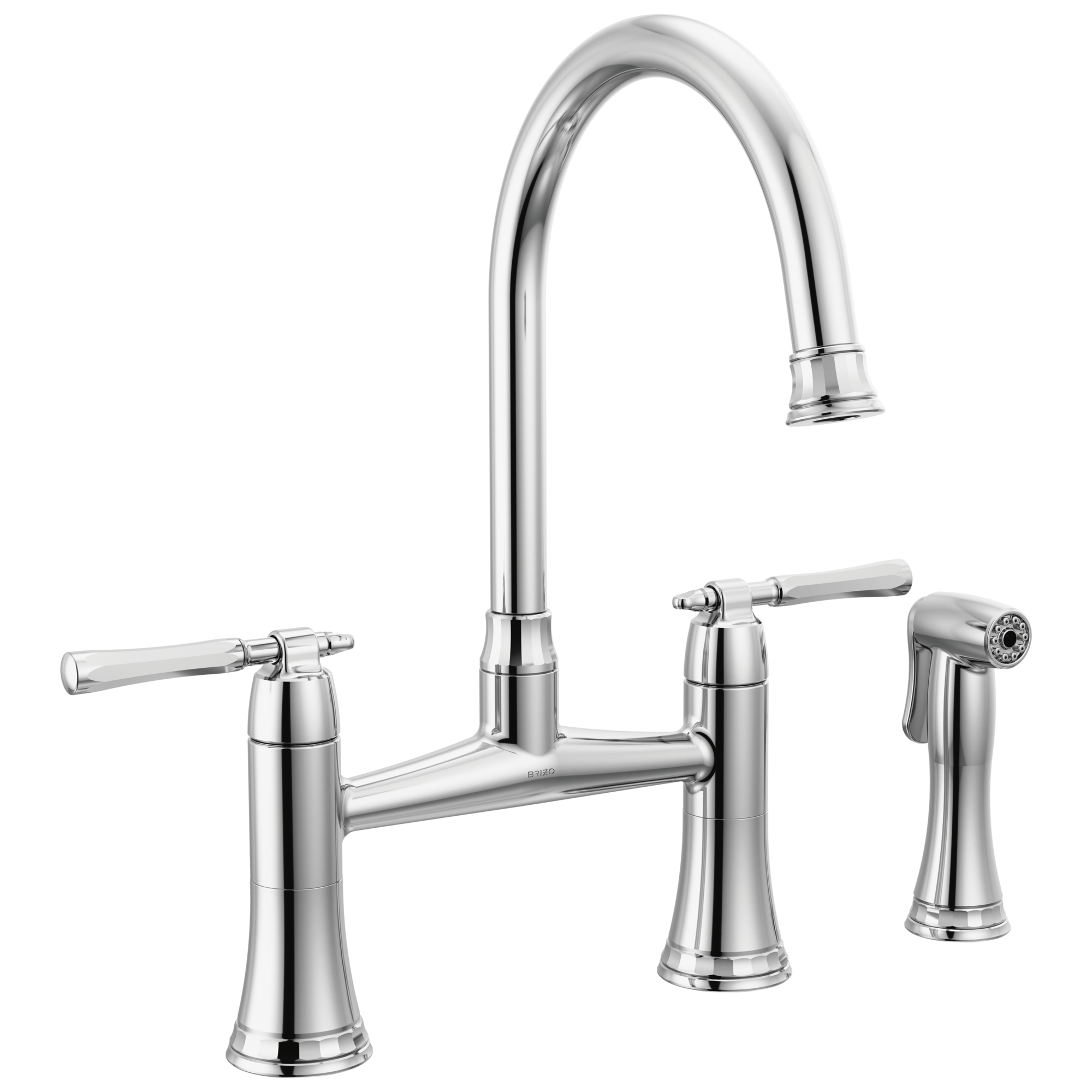 Tulham® | Bridge Kitchen Faucet with Side Spray