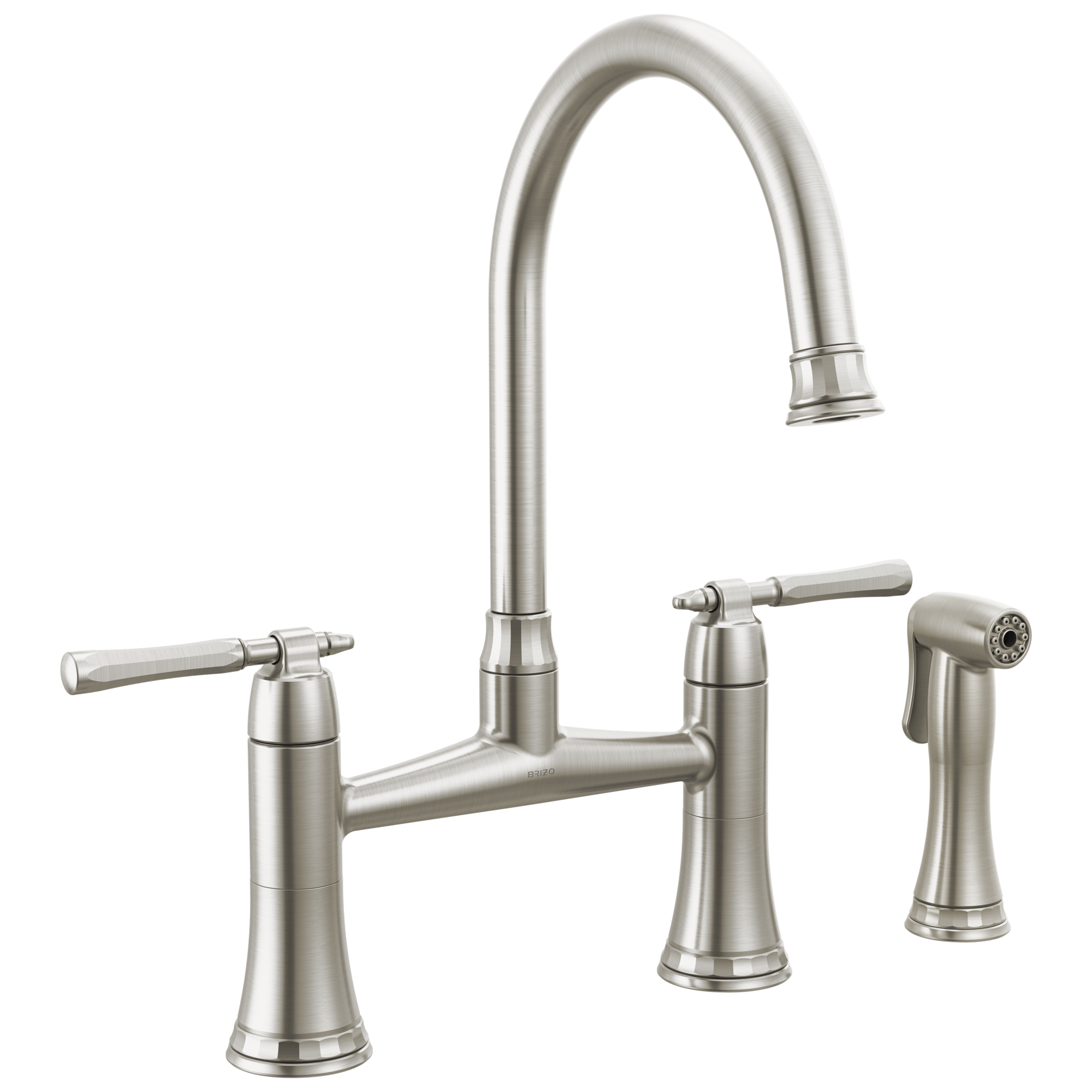 Tulham® | Bridge Kitchen Faucet with Side Spray