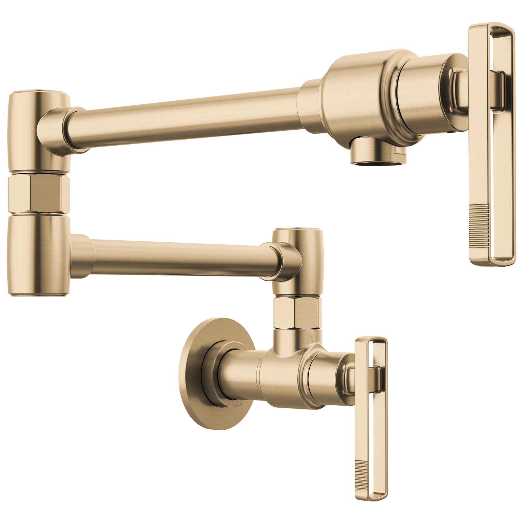 Kintsu Wall Mount Pot Filler with Knob Handle — image 1