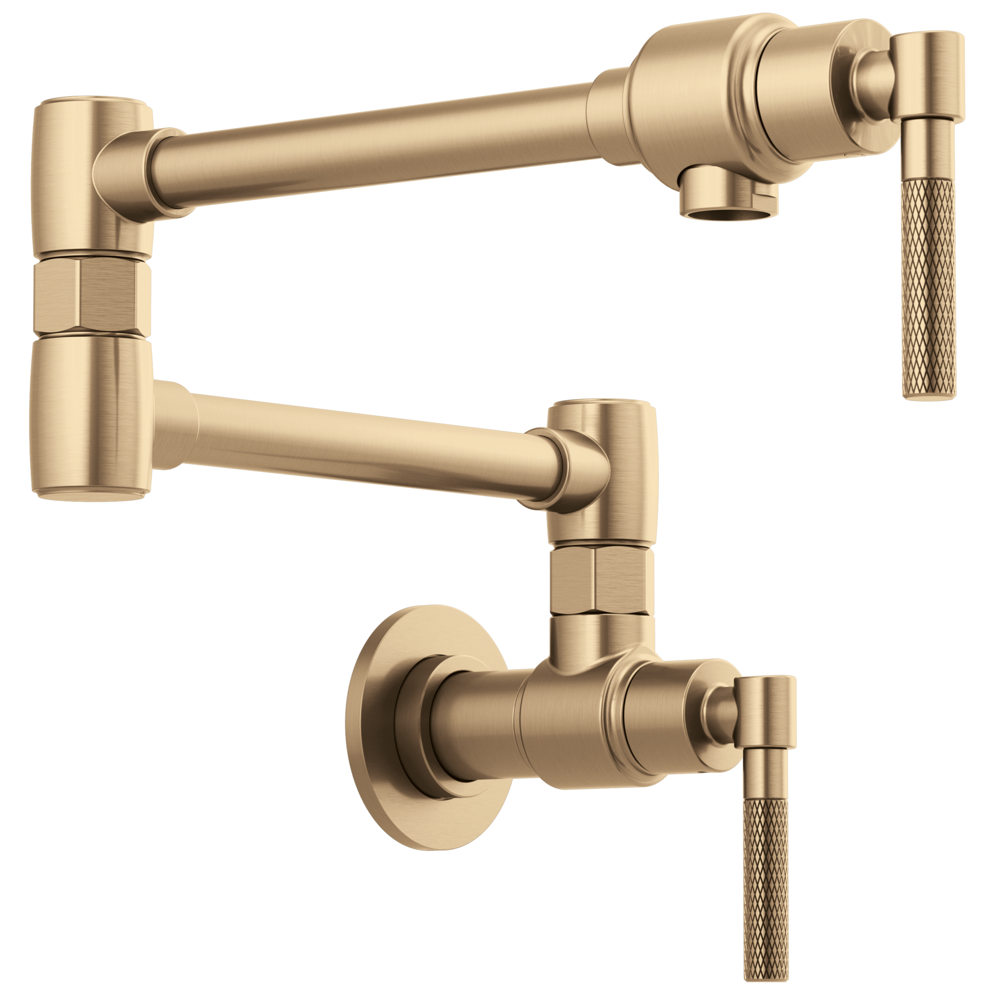 Litze® | Wall Mount Pot Filler with Knurled Handle Kit