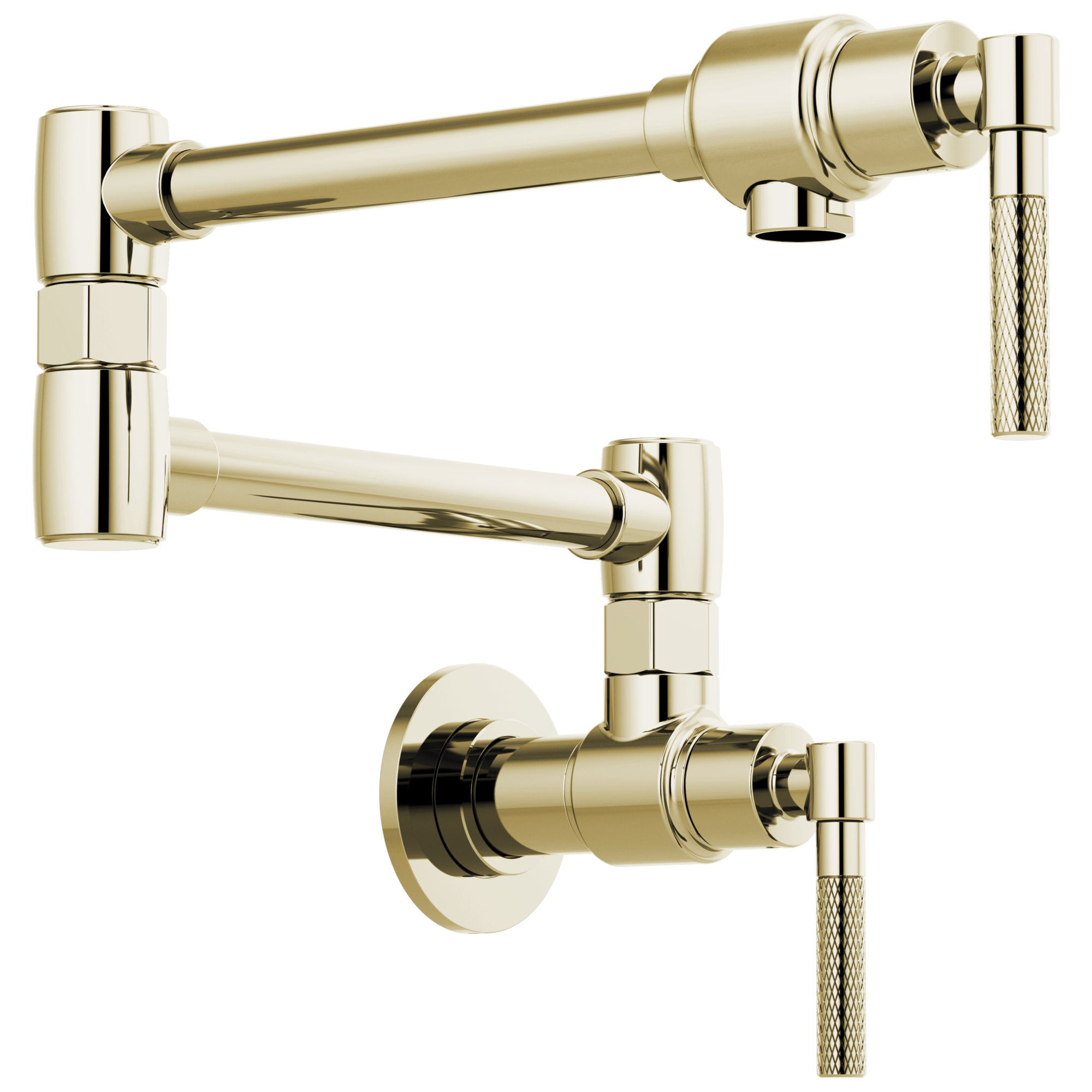 Litze® | Wall Mount Pot Filler with Knurled Handle Kit