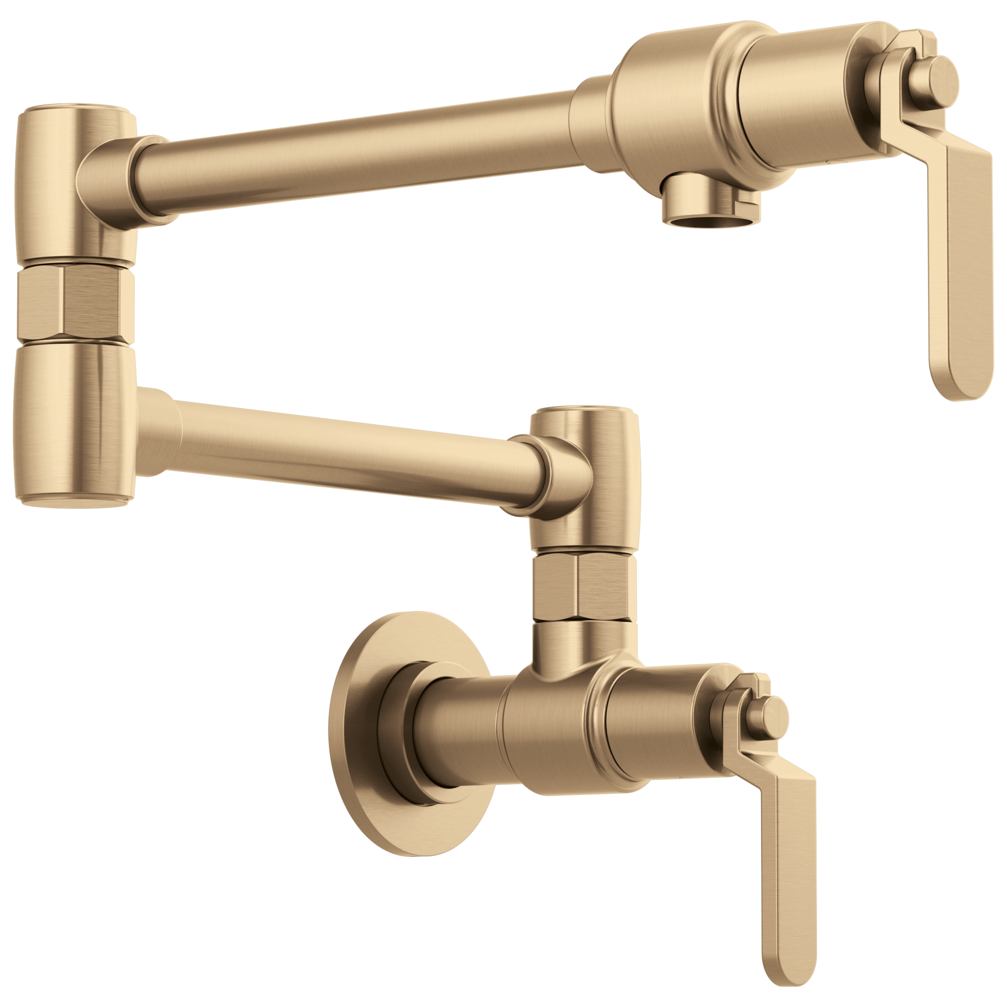 Litze Wall Mount Pot Filler with Industrial Handle Kit — image 1