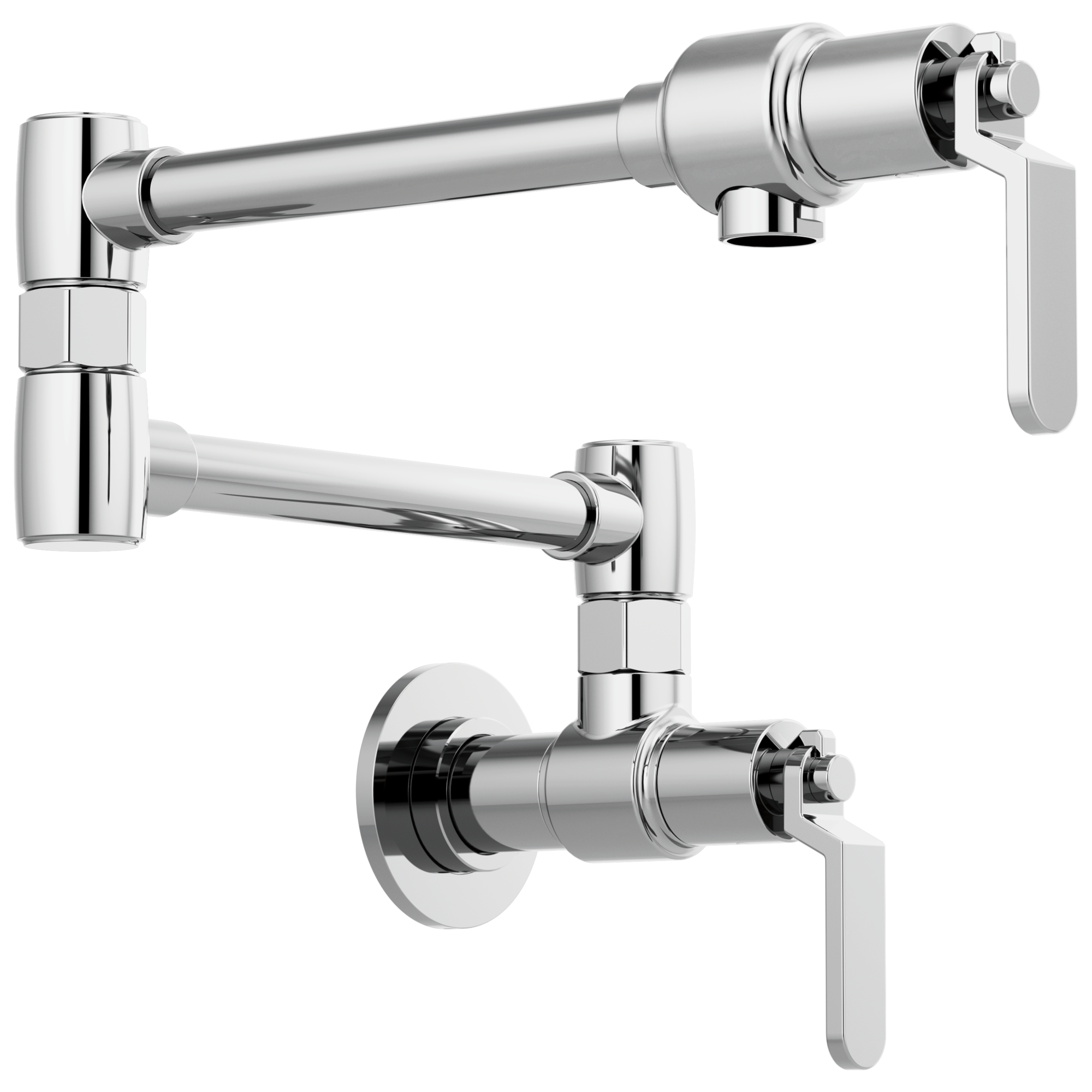 Litze Wall Mount Pot Filler with Industrial Handle Kit — image 1