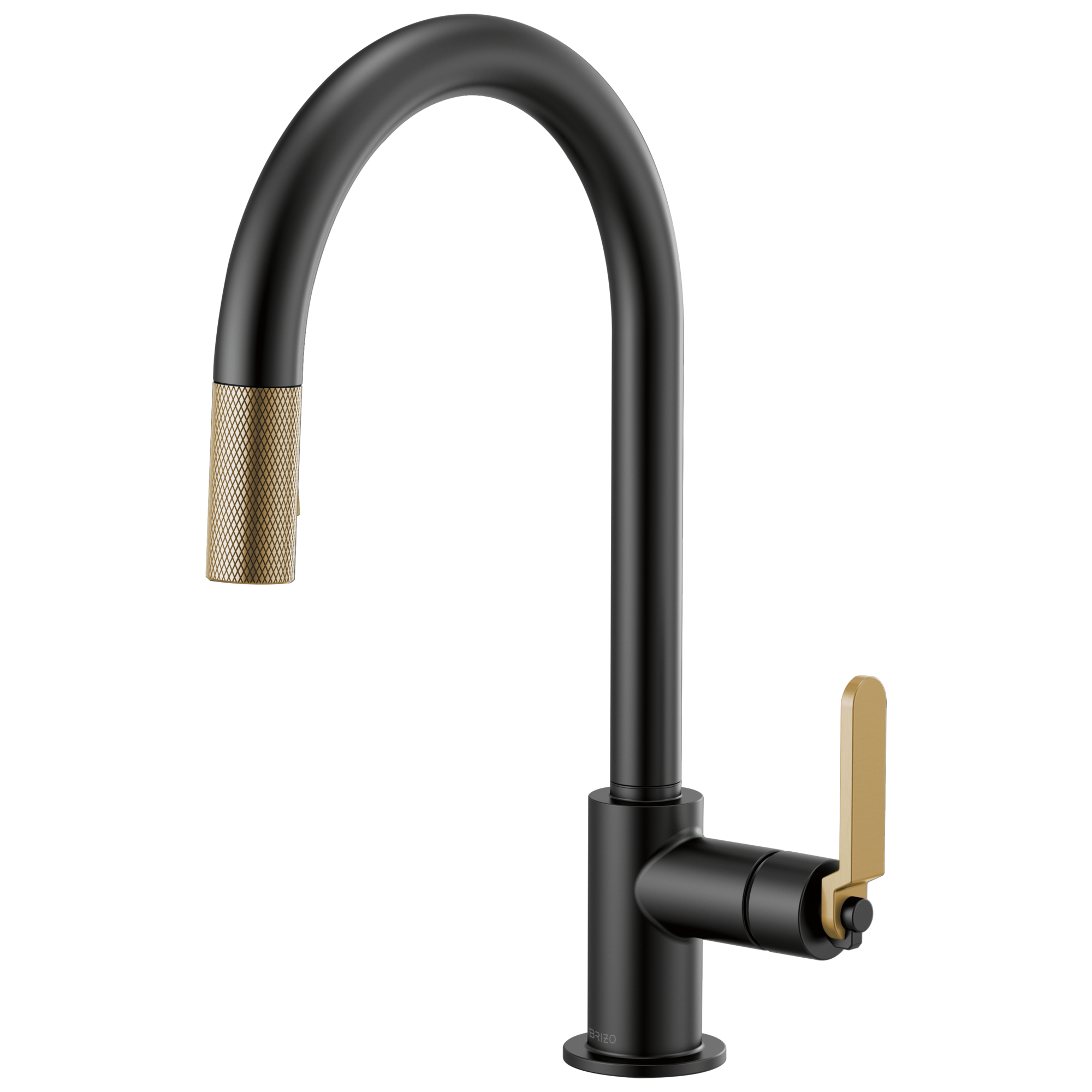 Litze Pull-Down Faucet with Arc Spout and Industrial Handle — image 1