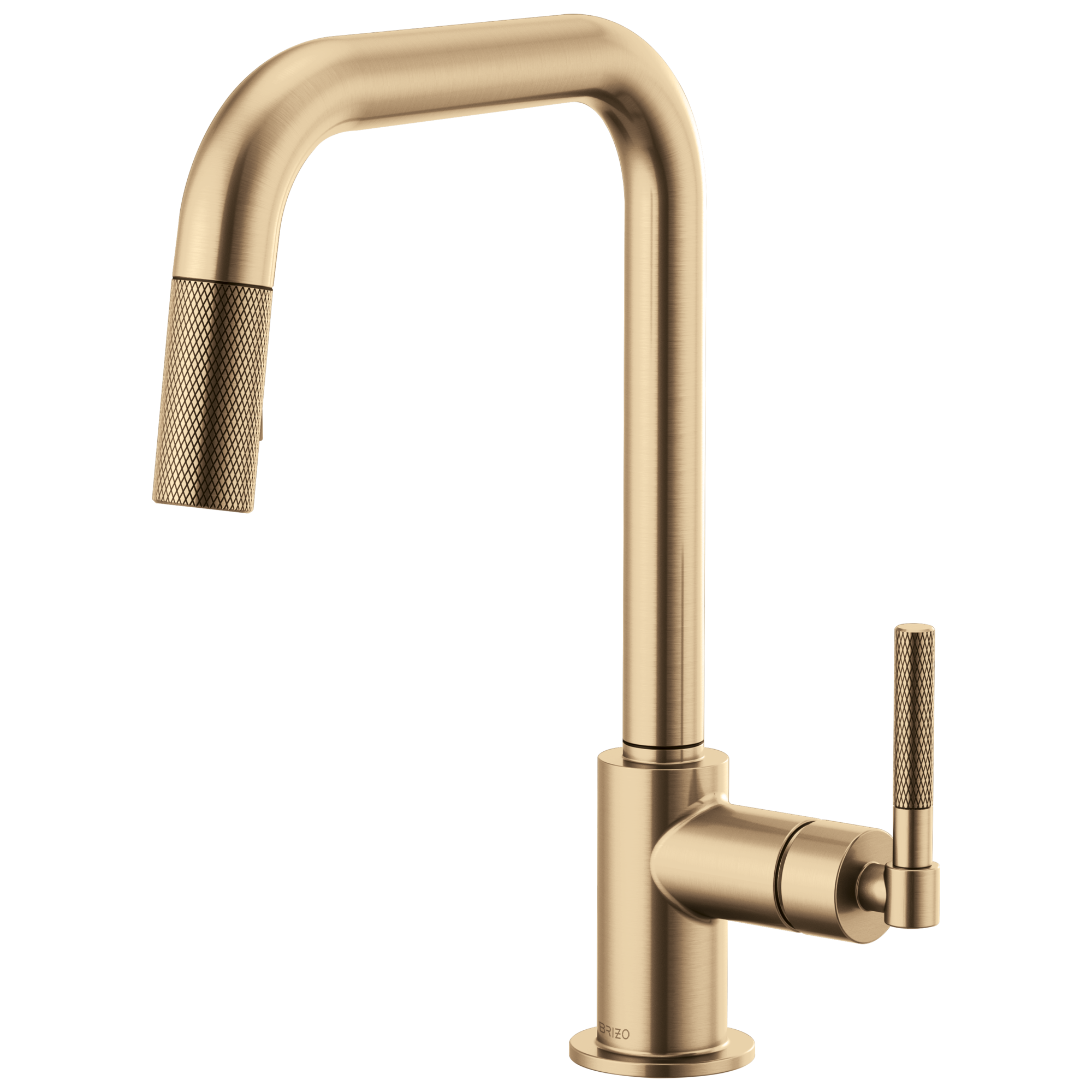 Litze® | Pull-Down Faucet with Square Spout and Knurled Handle