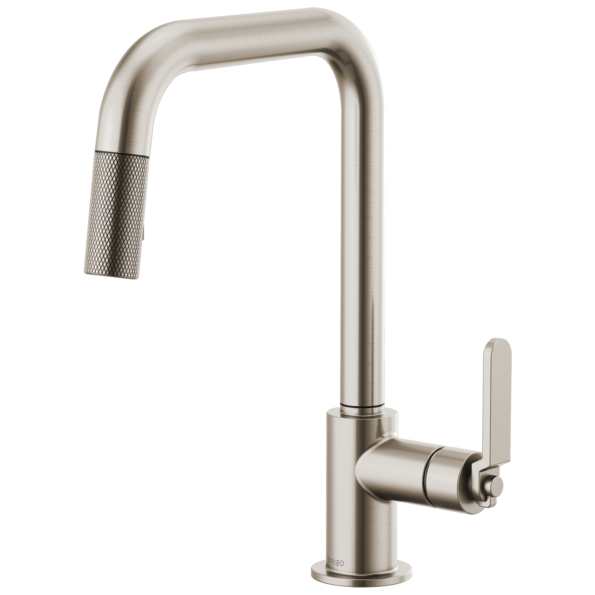 Litze Pull-Down Faucet with Square Spout and Industrial Handle — image 1