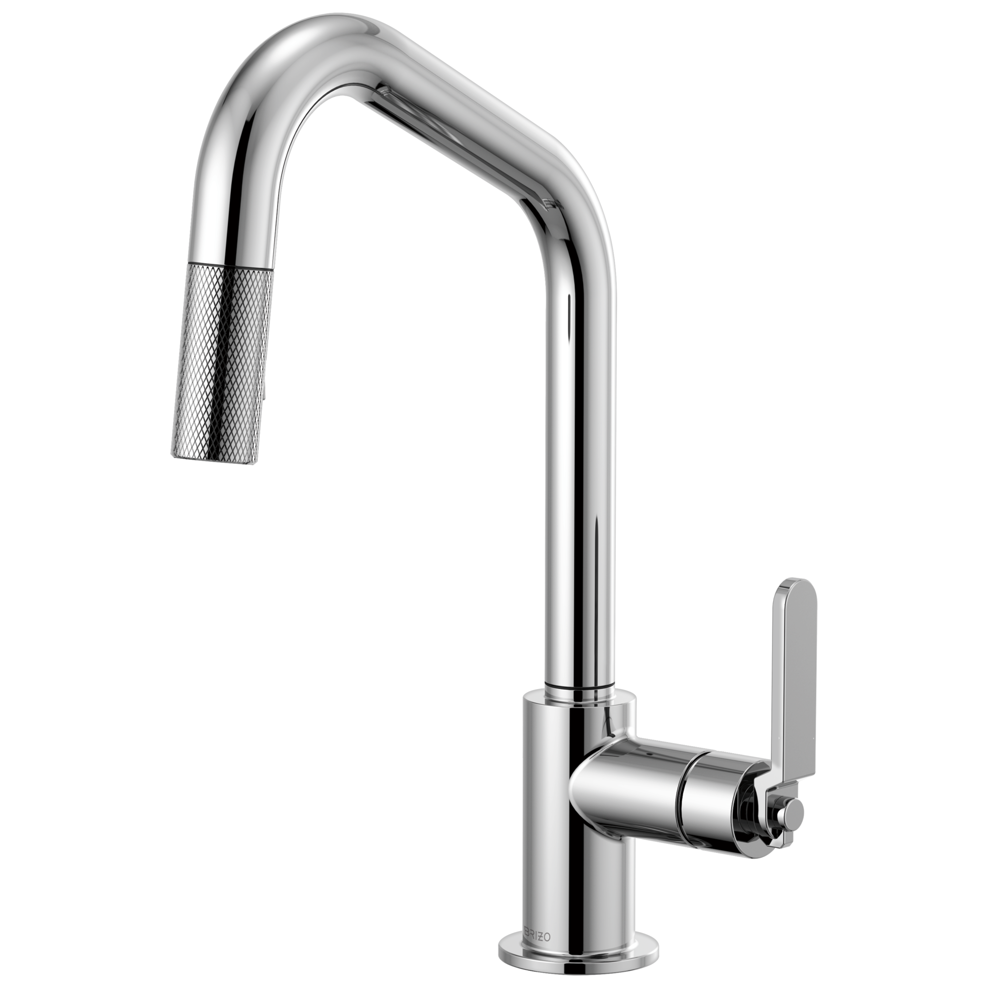 Litze Pull-Down Faucet with Angled Spout and Industrial Handle — image 1
