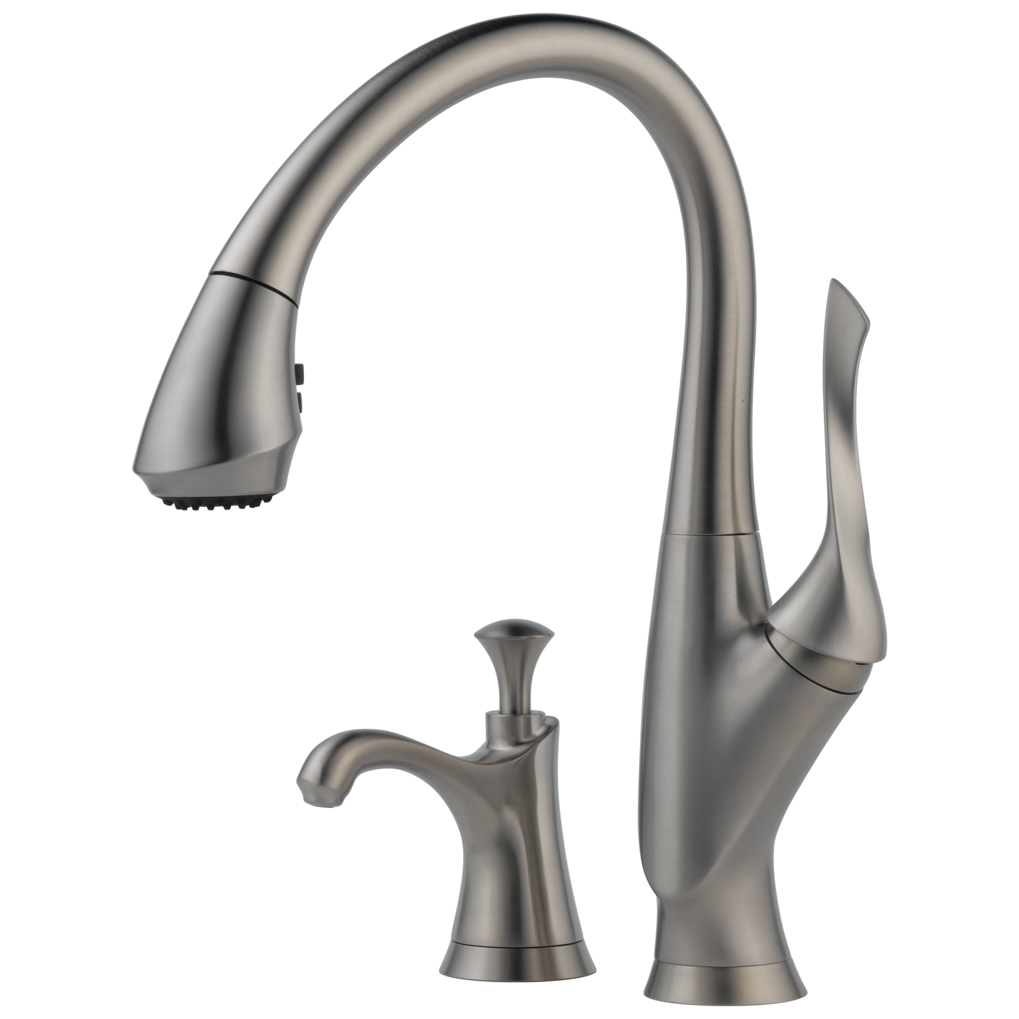 Belo® | Kitchen Pull Down Faucet w/ Soap Dispenser