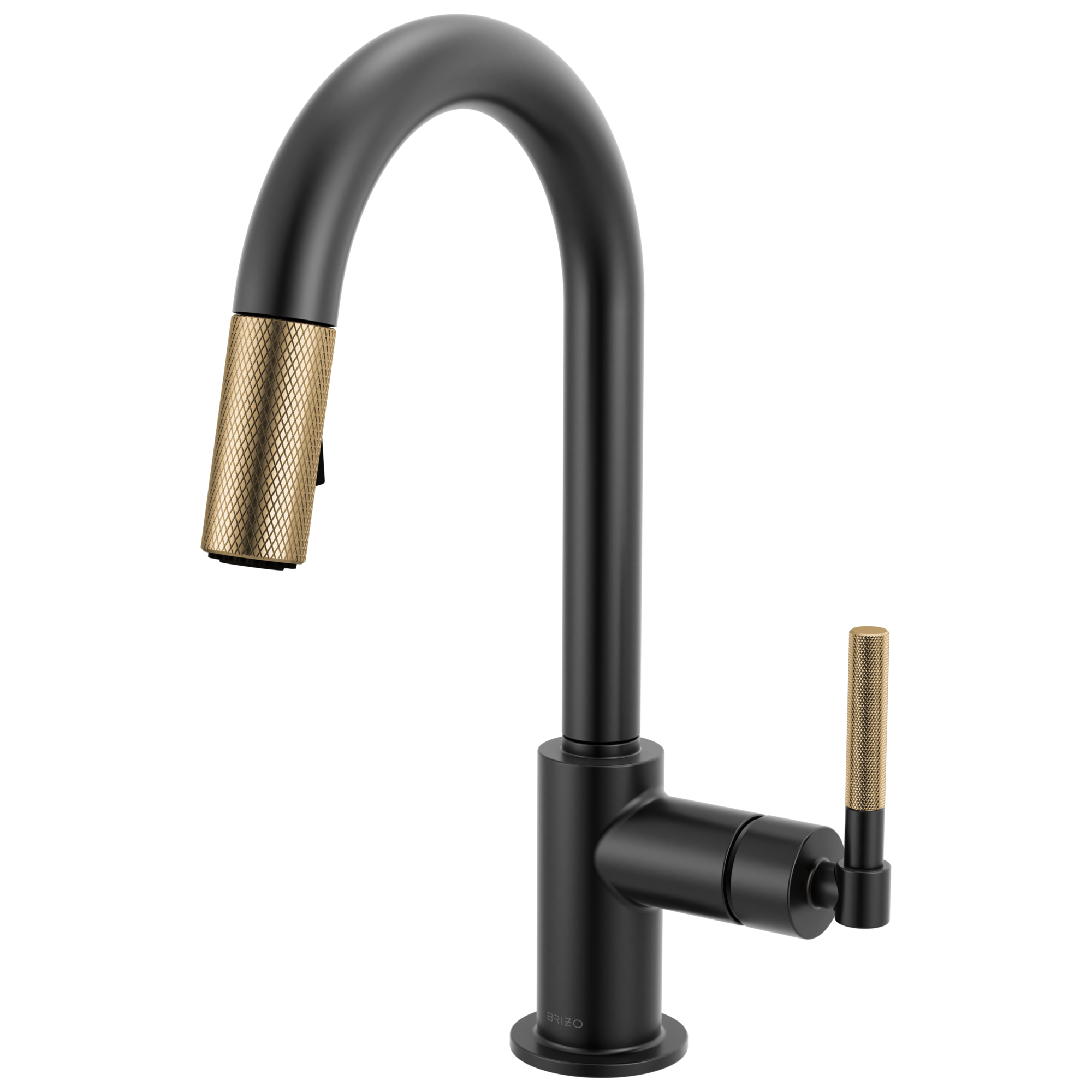 Litze® | Pull-Down Prep Faucet with Arc Spout - Knurled Handle