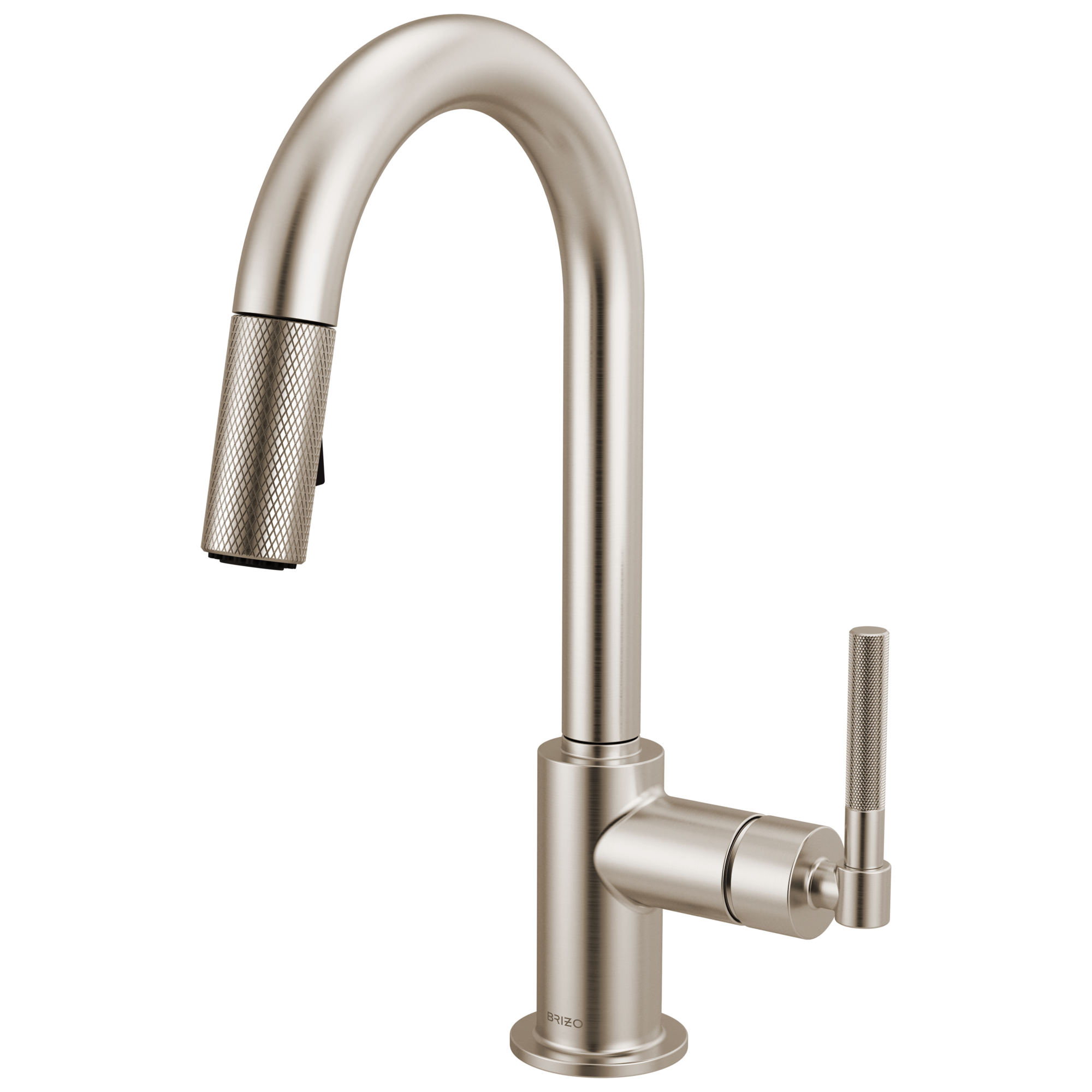 Litze® | Pull-Down Prep Faucet with Arc Spout - Knurled Handle
