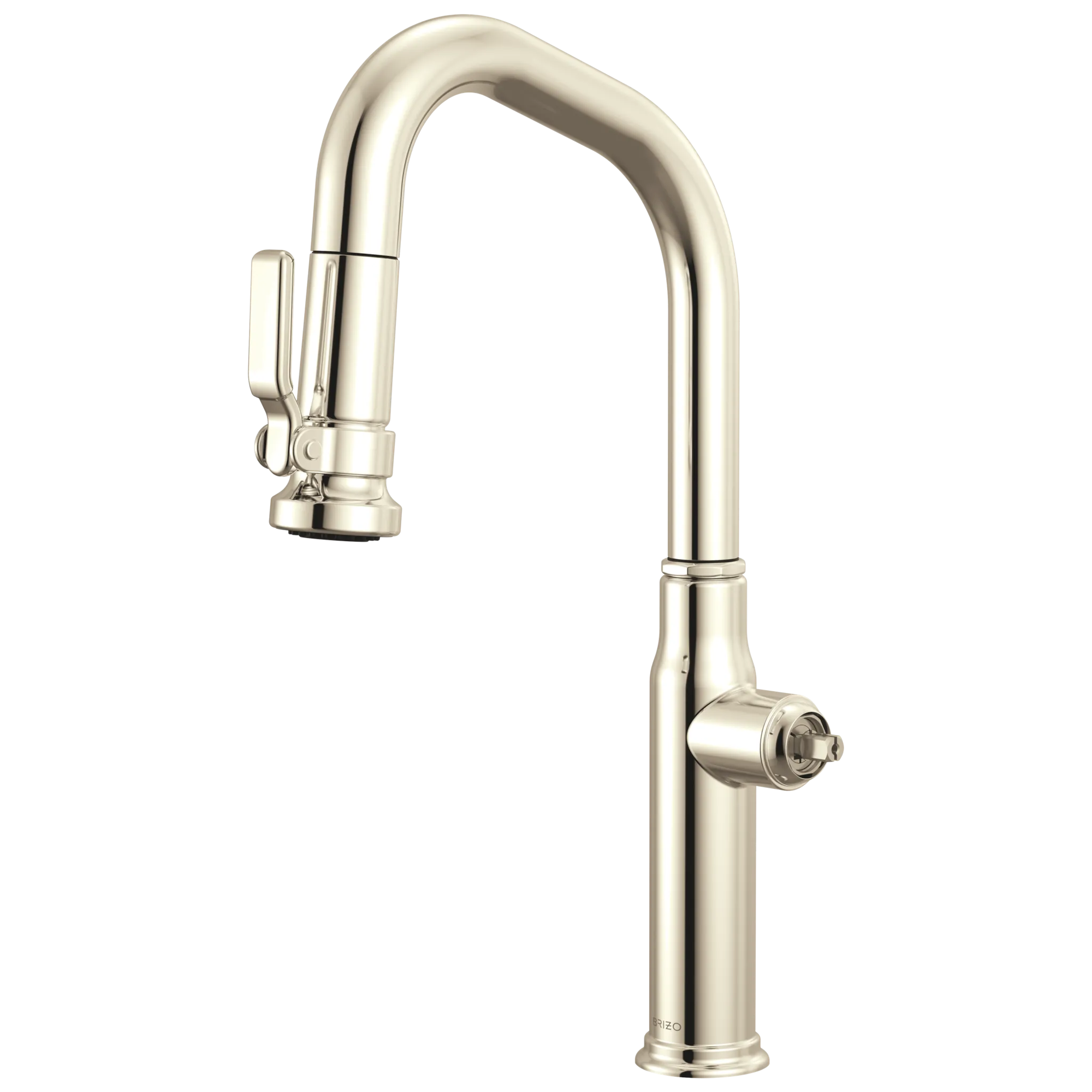 Faircroft™ | Pull-Down Prep Faucet with Angled Spout - Less Handle