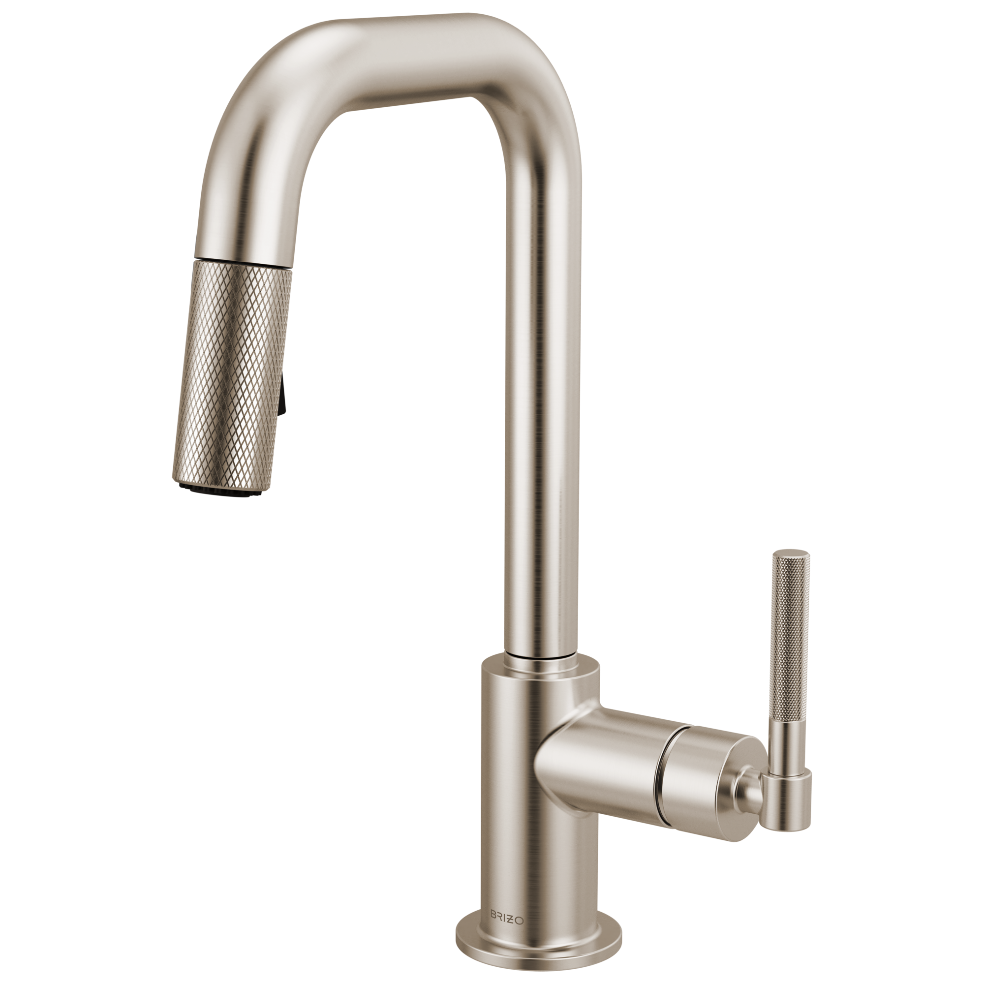Litze® | Pull-Down Prep Faucet with Square Spout - Knurled Handle