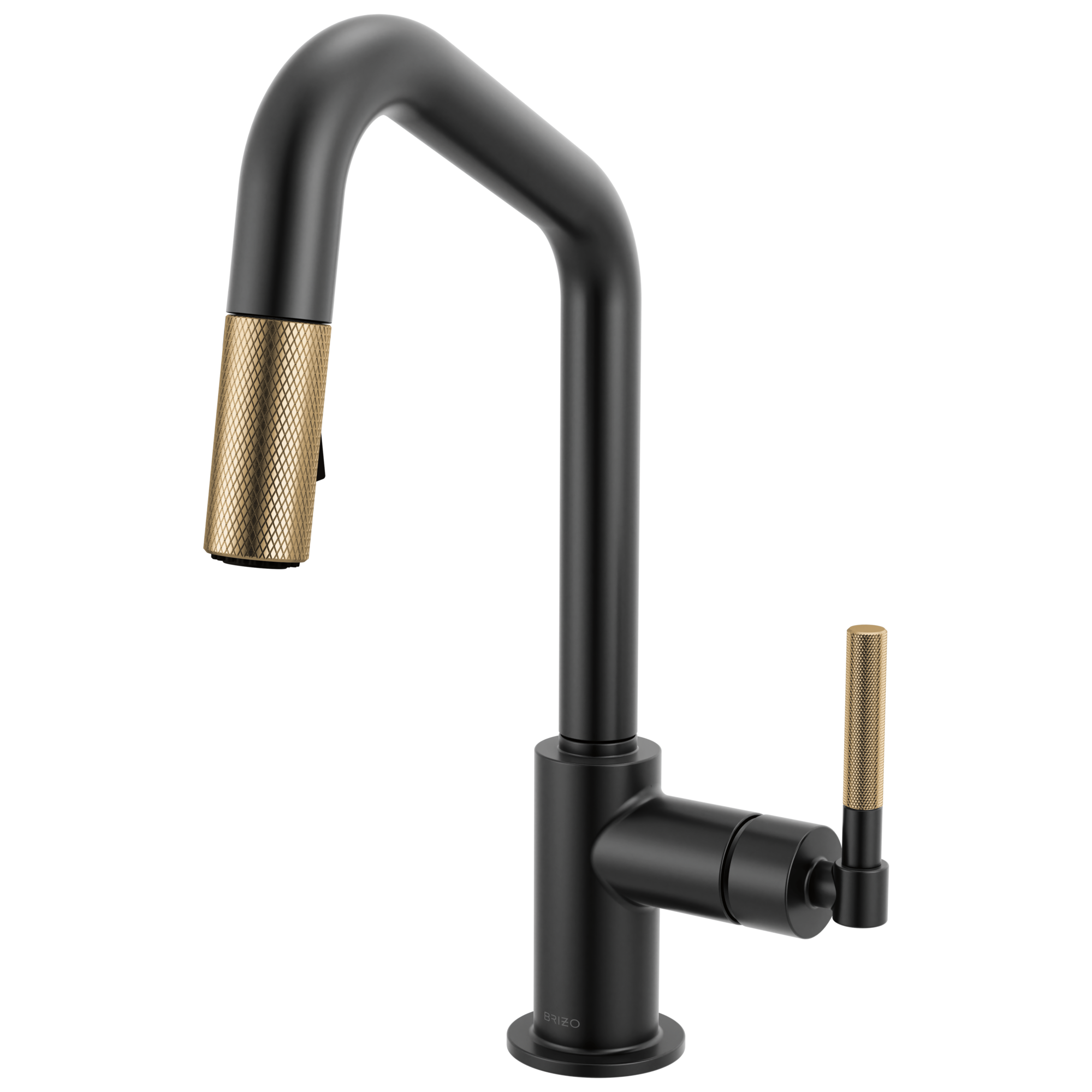 Litze® | Pull-Down Prep Faucet with Angle Spout - Knurled Handle