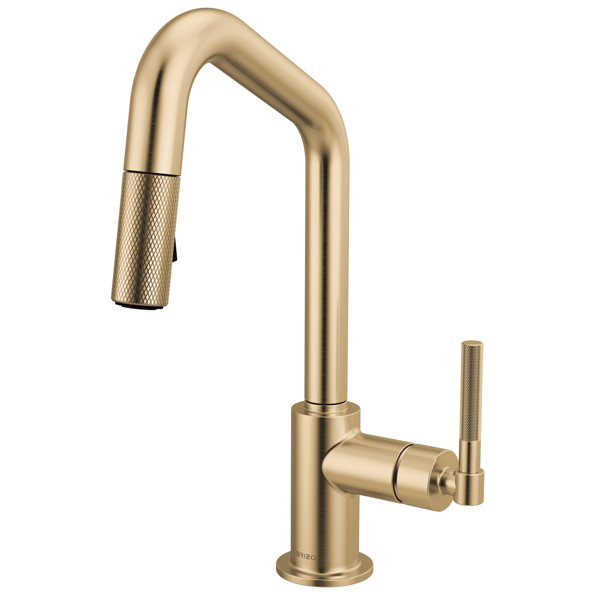 Litze® | Pull-Down Prep Faucet with Angle Spout - Knurled Handle