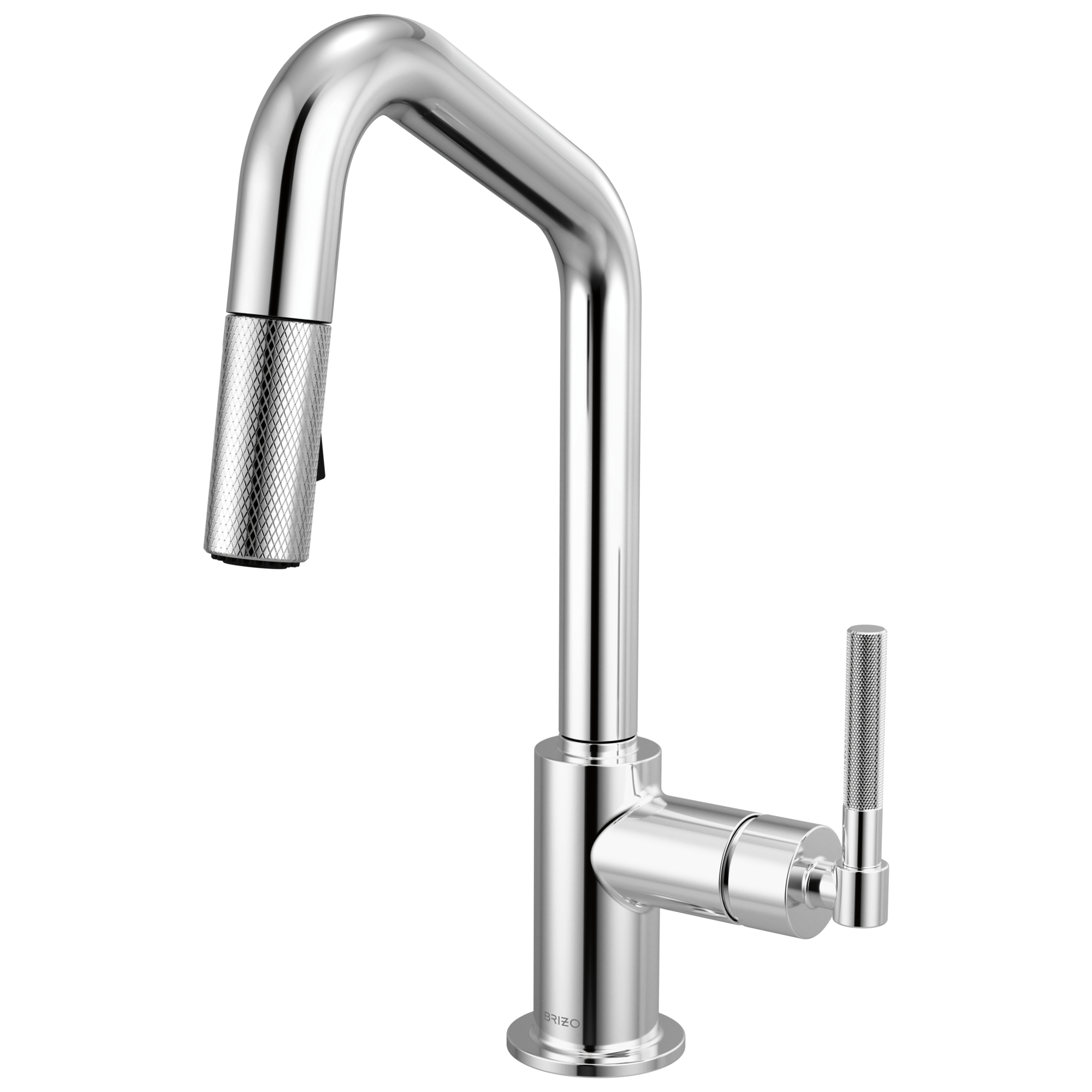 Litze® | Pull-Down Prep Faucet with Angle Spout - Knurled Handle