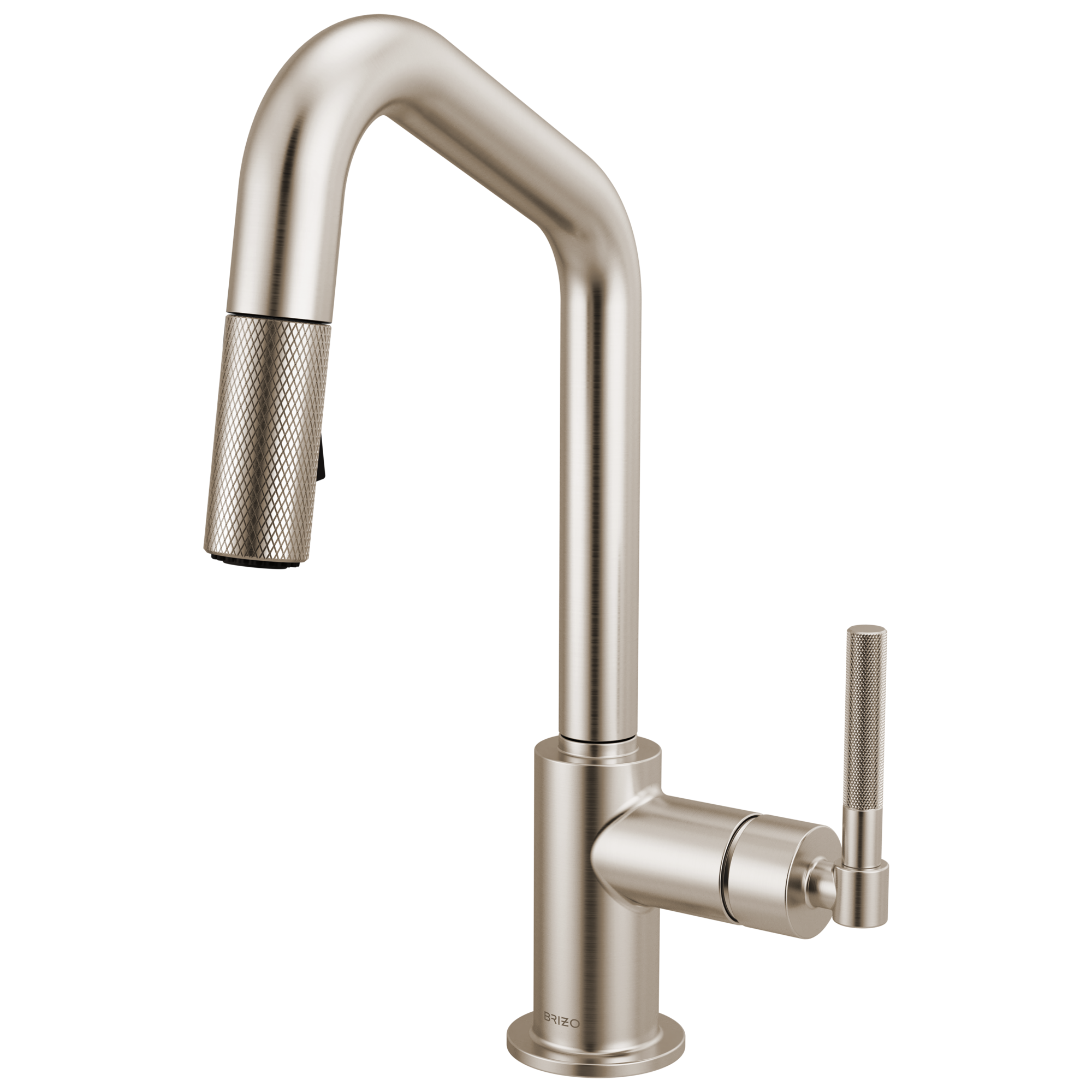Litze® | Pull-Down Prep Faucet with Angle Spout - Knurled Handle