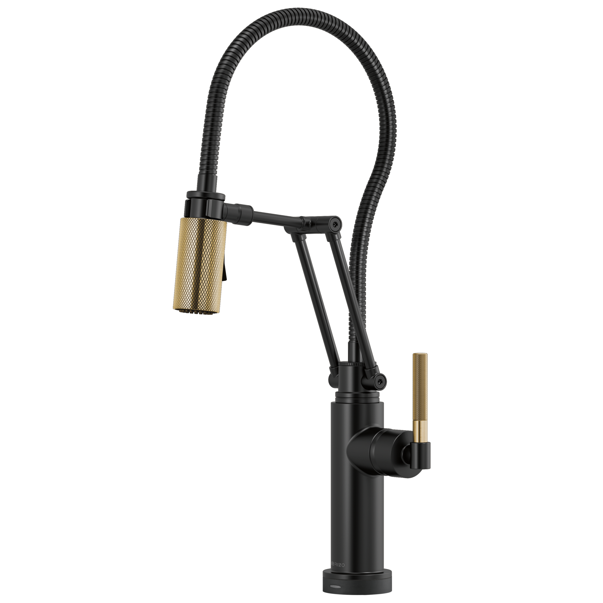 Litze® | SmartTouch® Articulating Kitchen Faucet With Finished Hose