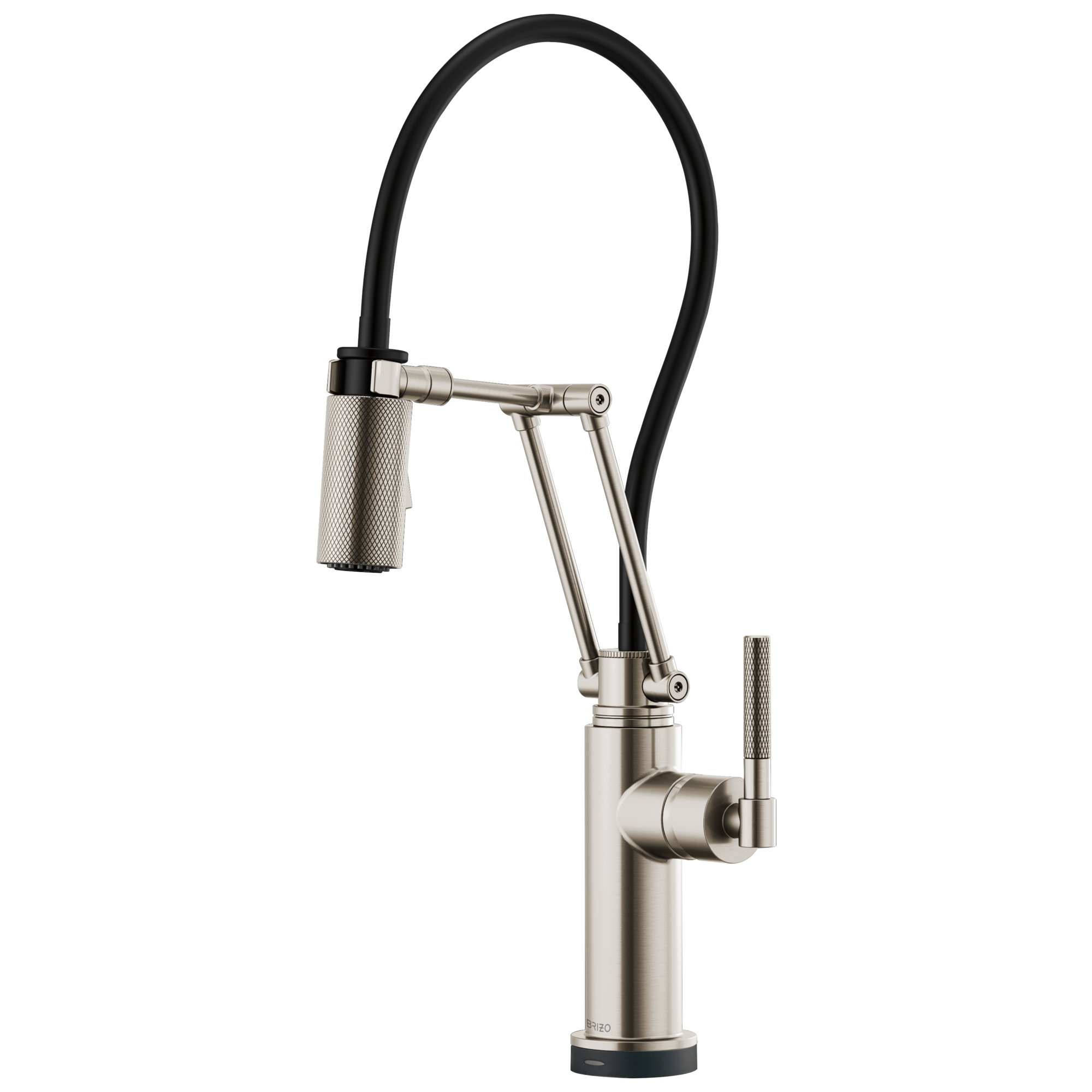 Litze® | SmartTouch® Articulating Kitchen Faucet with Knurled Handle