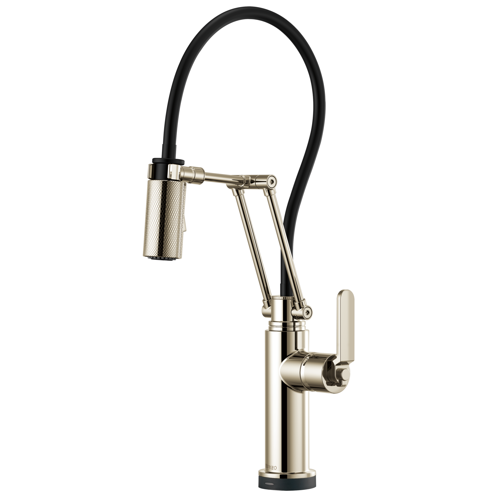 Litze SmartTouch® Articulating Kitchen Faucet with Industrial Handle — image 1