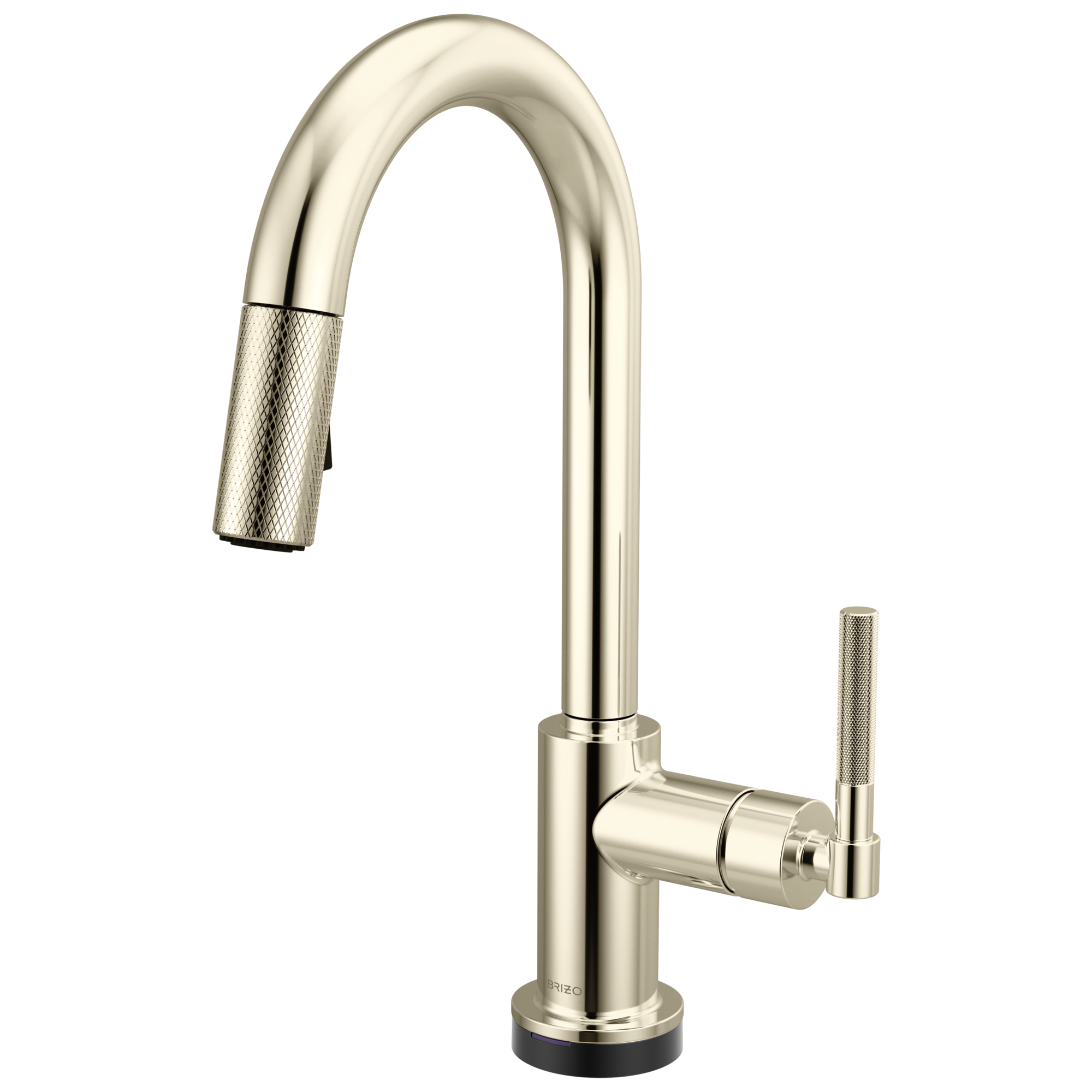 Litze® | Smarttouch Pull-Down Prep Faucet with Arc Spout - Knurled