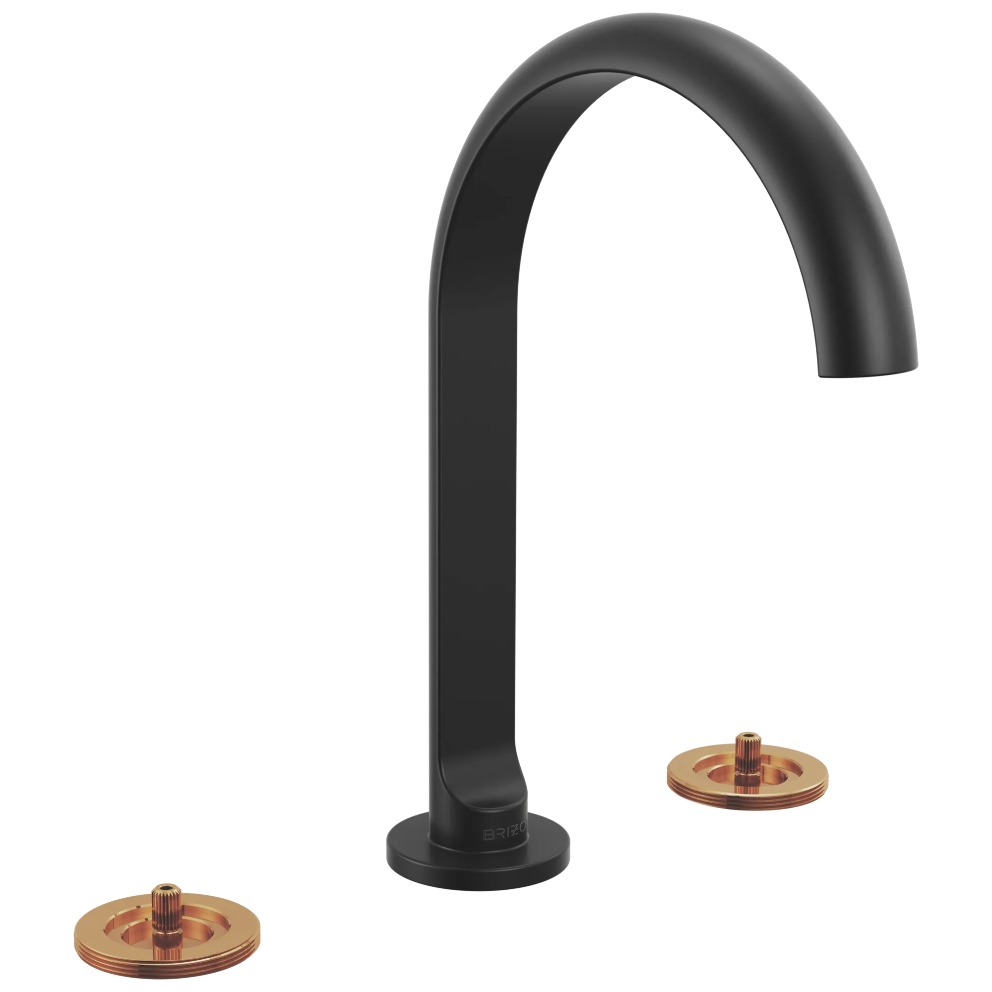 Roccesco™ | Widespread Lavatory Faucet with Arc Spout - Less Handles