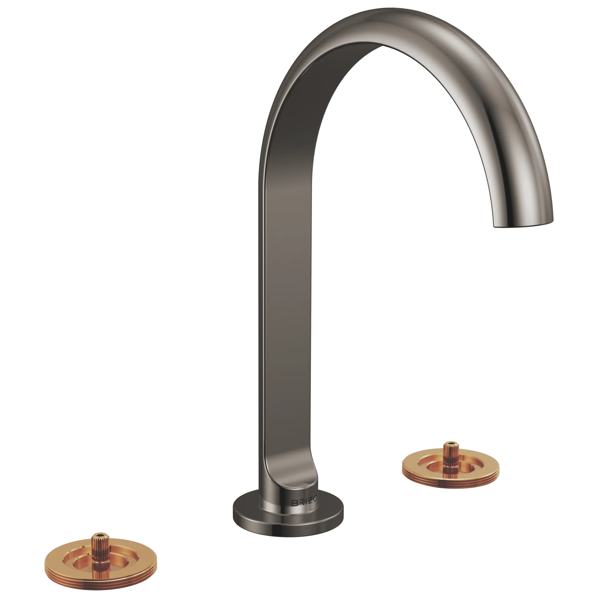 Roccesco™ | Widespread Lavatory Faucet with Arc Spout - Less Handles