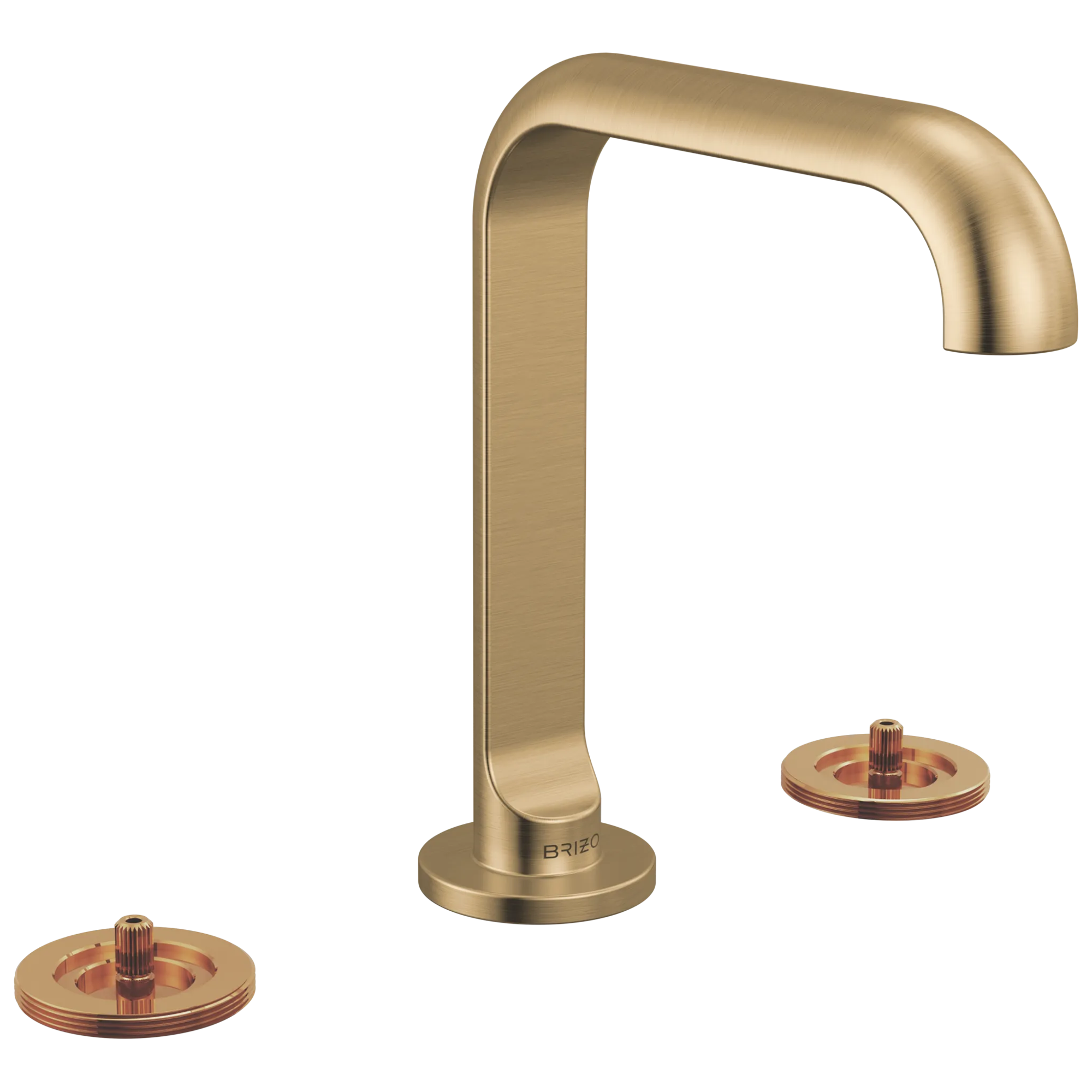 Roccesco™ | Widespread Lavatory Faucet with Square Spout - Less