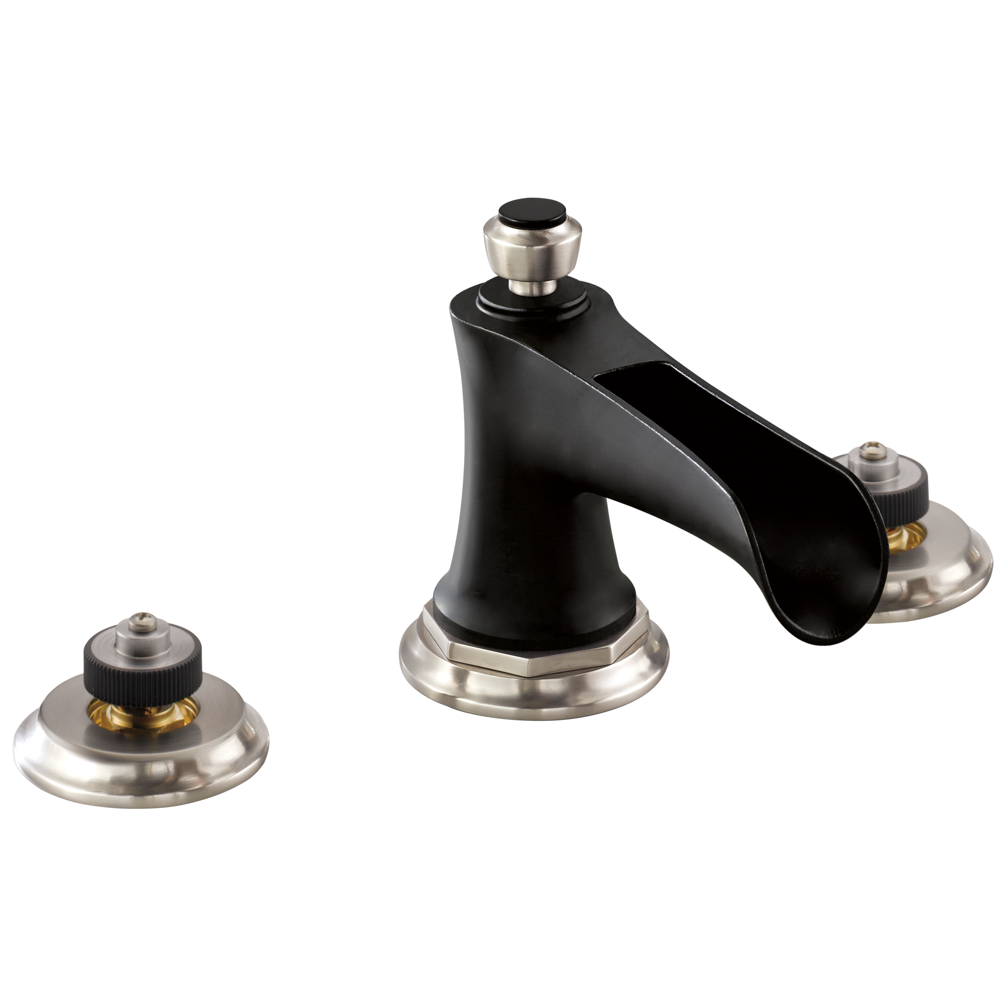 Rook® | Widespread Lavatory Faucet with Channel Spout - Less