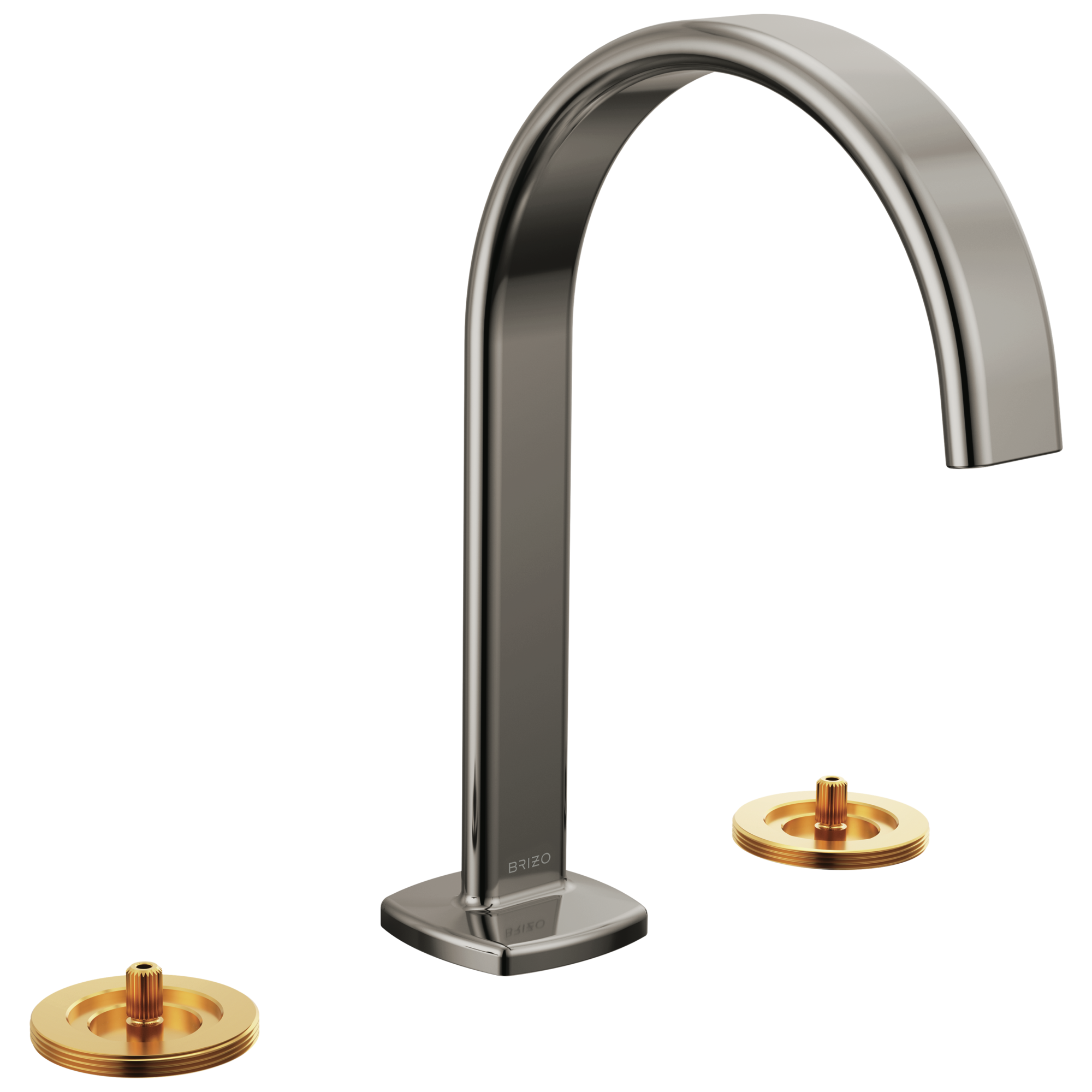 Allaria® | Widespread Lavatory Faucet with Arc Spout - Less Handles