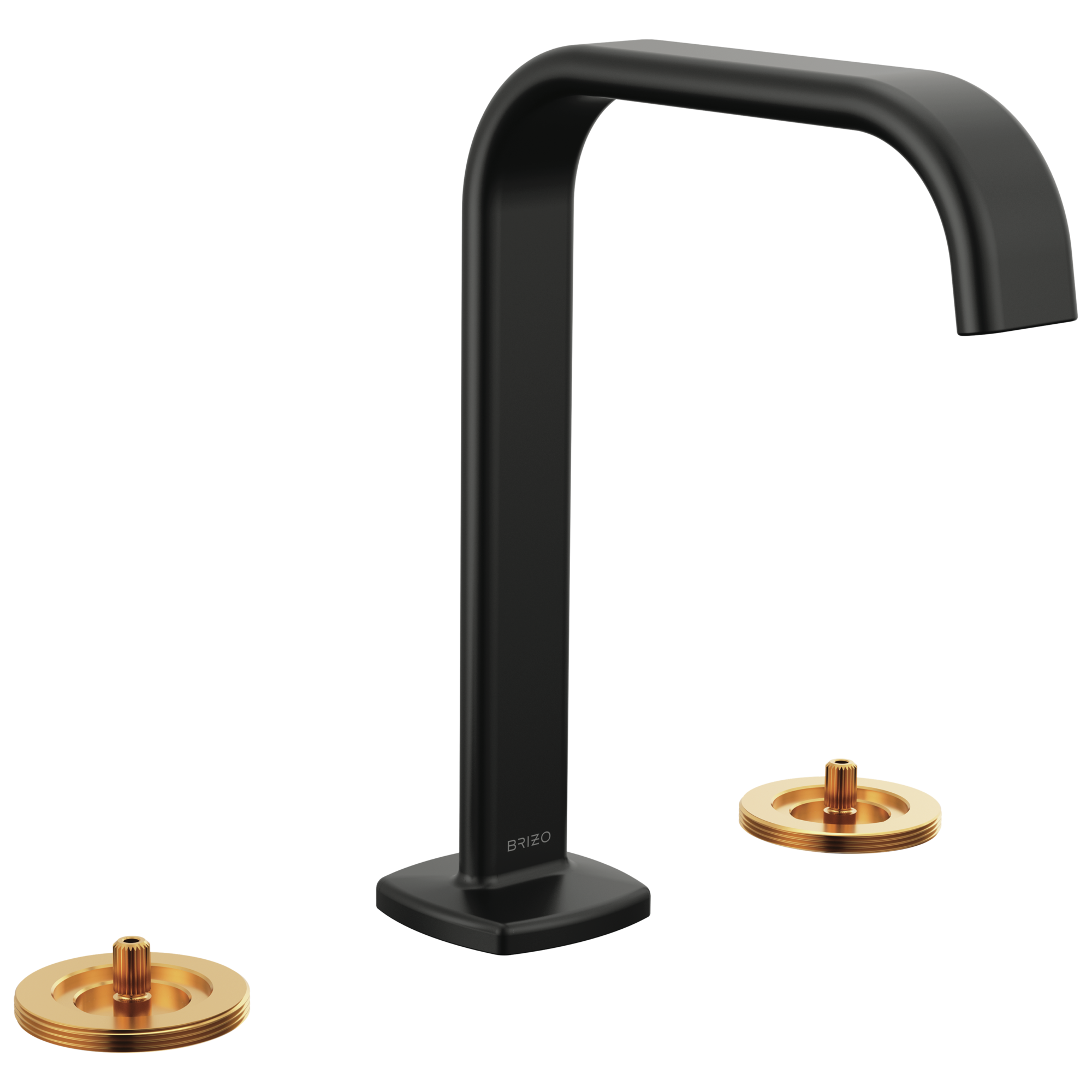 Allaria® | Widespread Lavatory Faucet with Square Spout - Less Handles