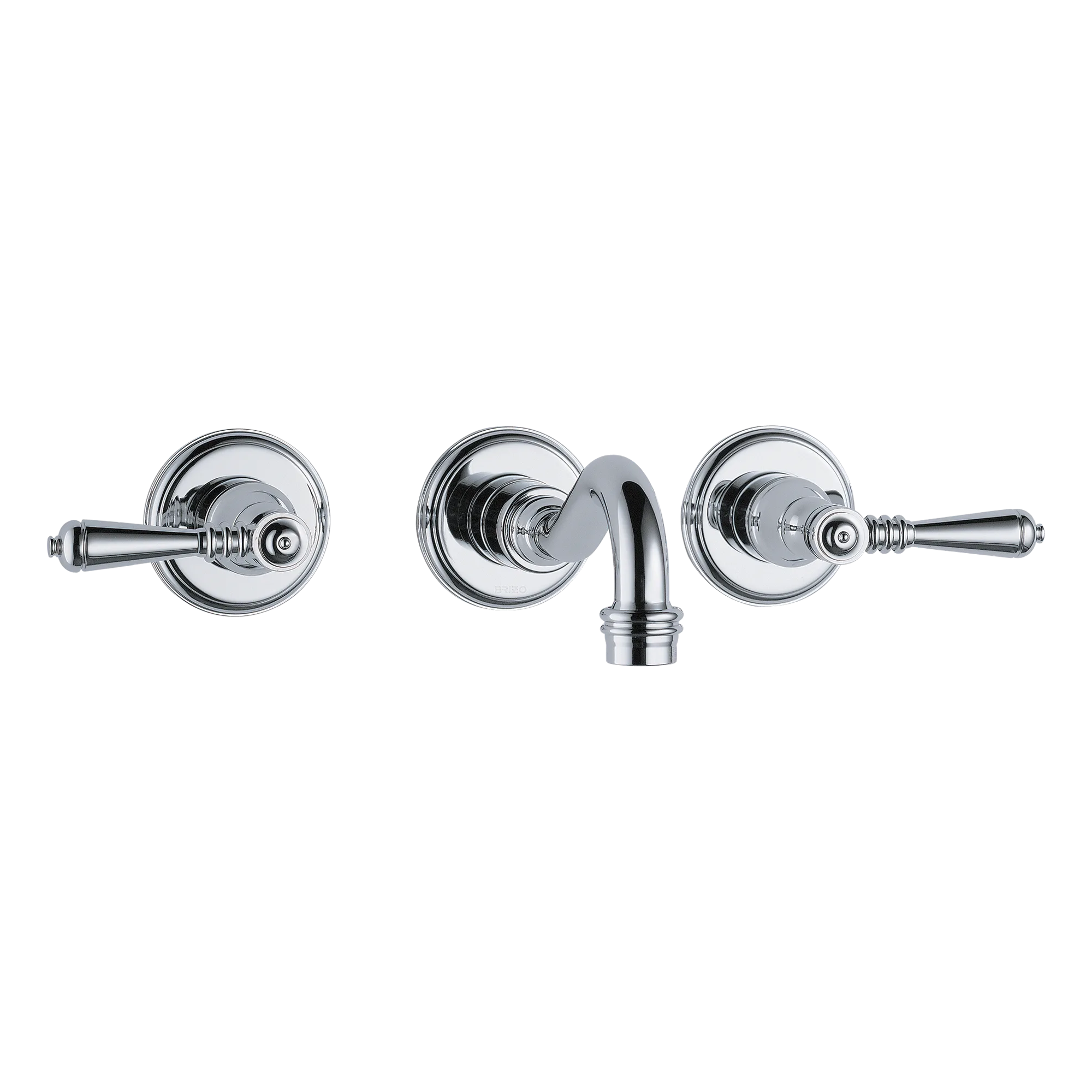 Tresa® | Two-Handle Wall Mount Lavatory Faucet with Lever Handles
