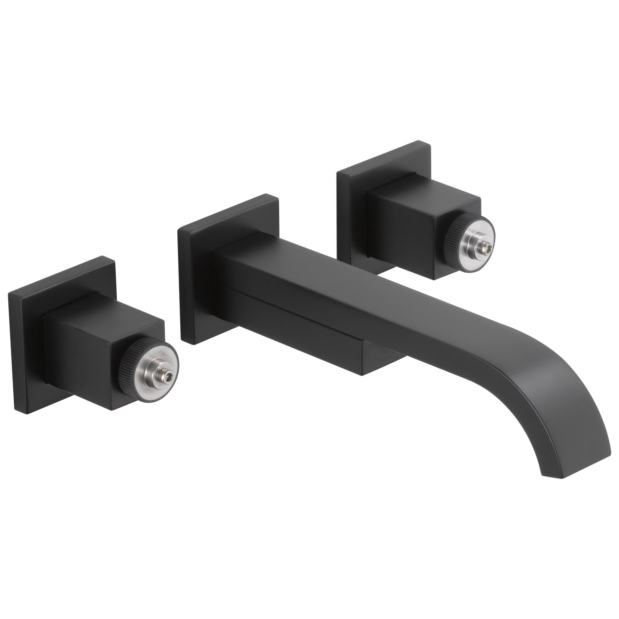 Siderna® | Two-Handle Wall Mount Lavatory Faucet - Less Handles