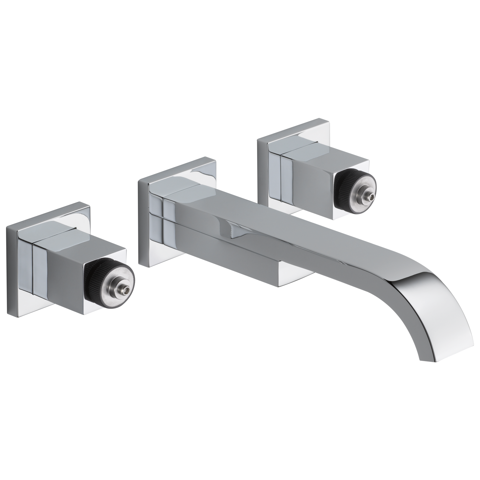 Siderna® | Two-Handle Wall Mount Lavatory Faucet - Less Handles