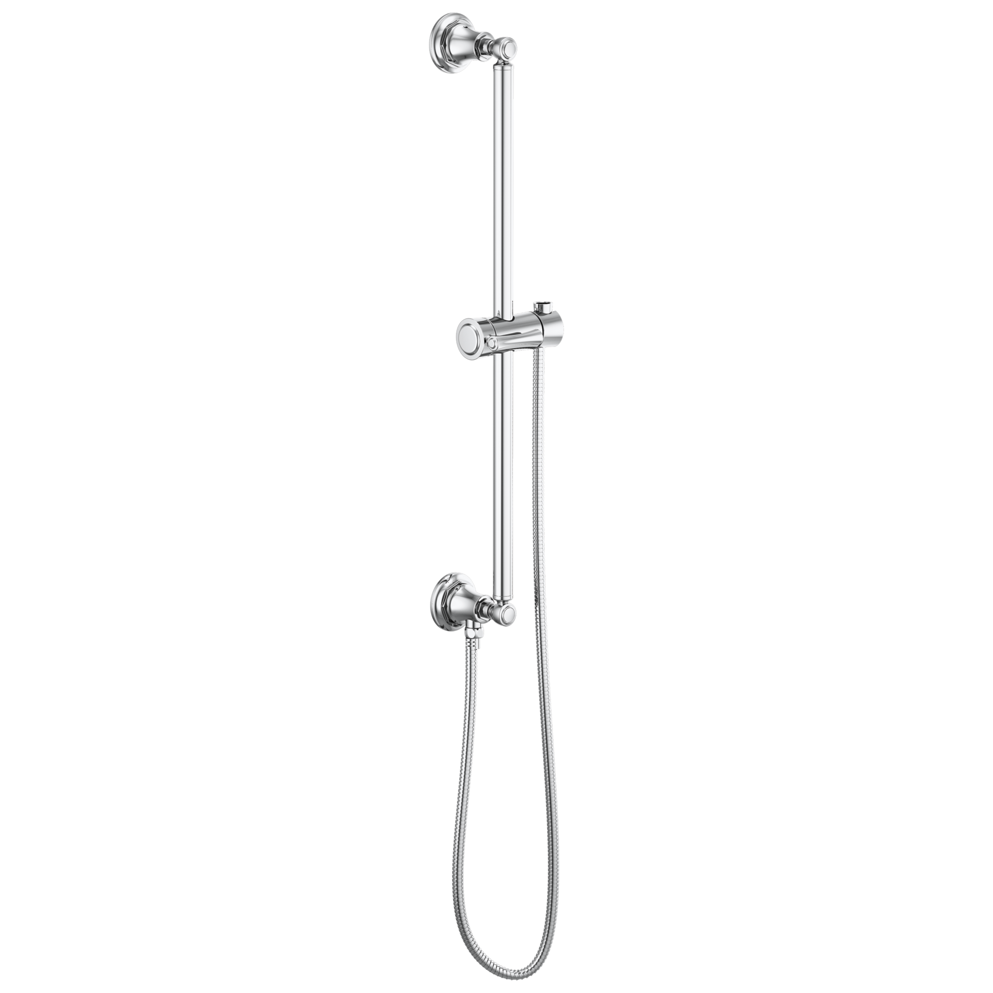 Essential™ Shower Series | Classic Round Slide Bar With Hose