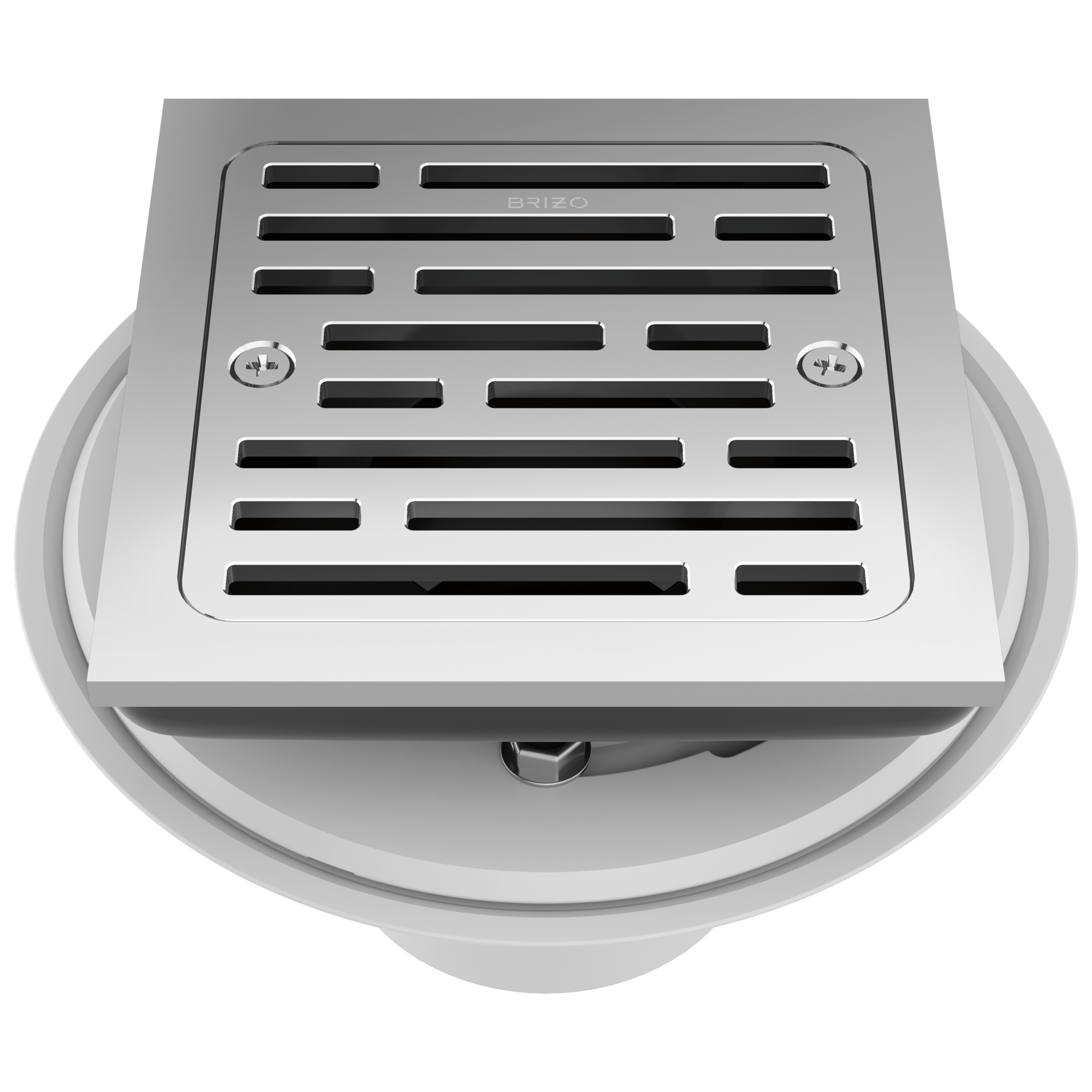 BOANN 6" X 6" Square Tile Insert Shower Drain - 304 Stainless Steel, Invisible Style (Brushed) - View #14