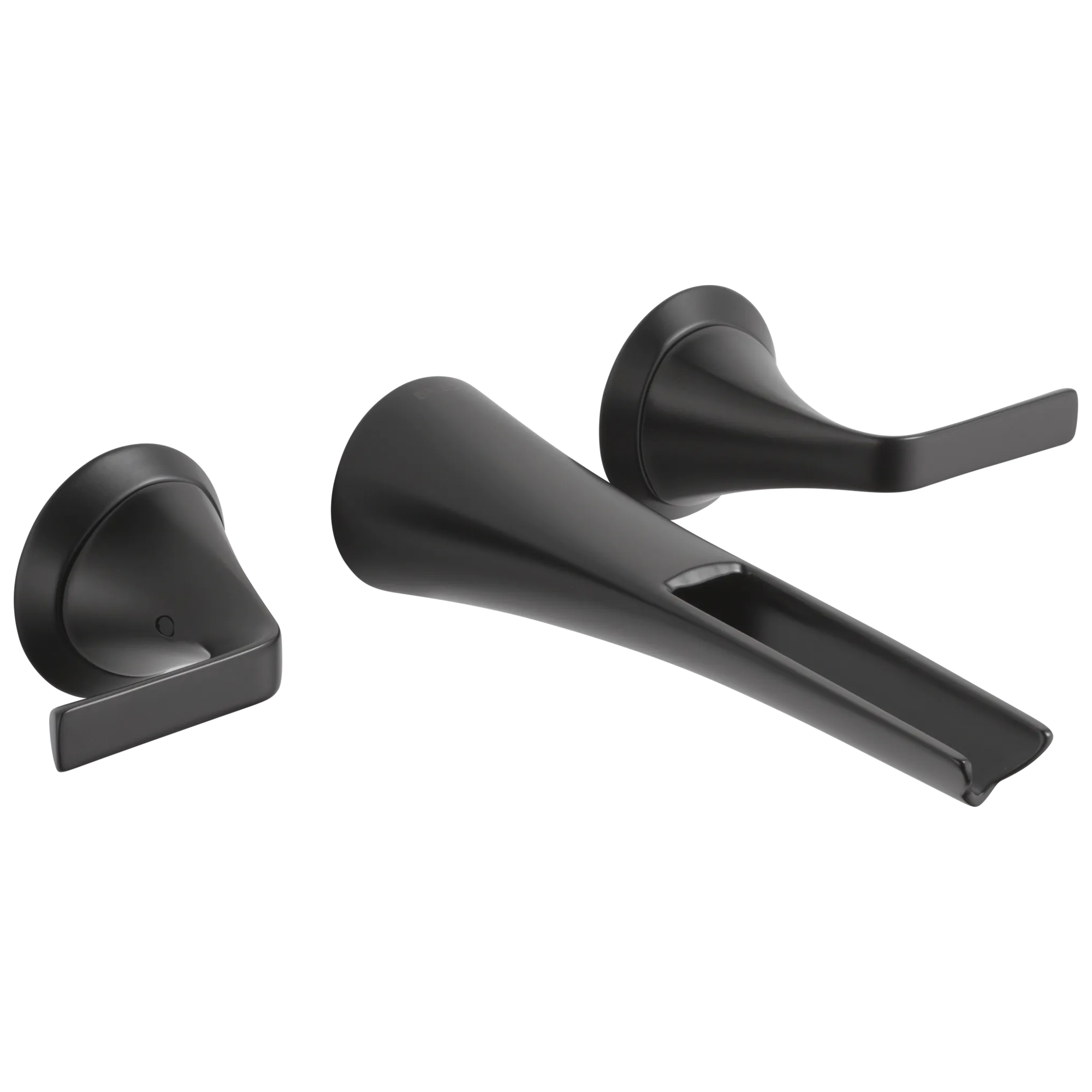 Sotria® | Two-Handle Wall Mount Lavatory Faucet with Channel Spout