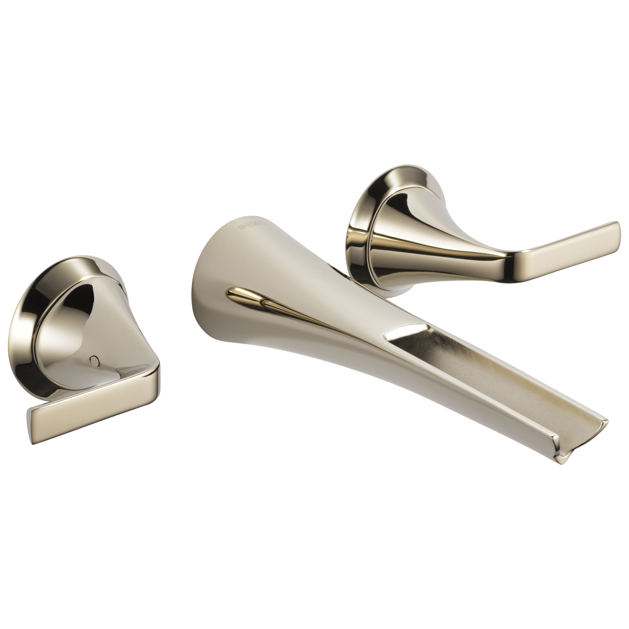 Sotria® | Two-Handle Wall Mount Lavatory Faucet with Channel Spout