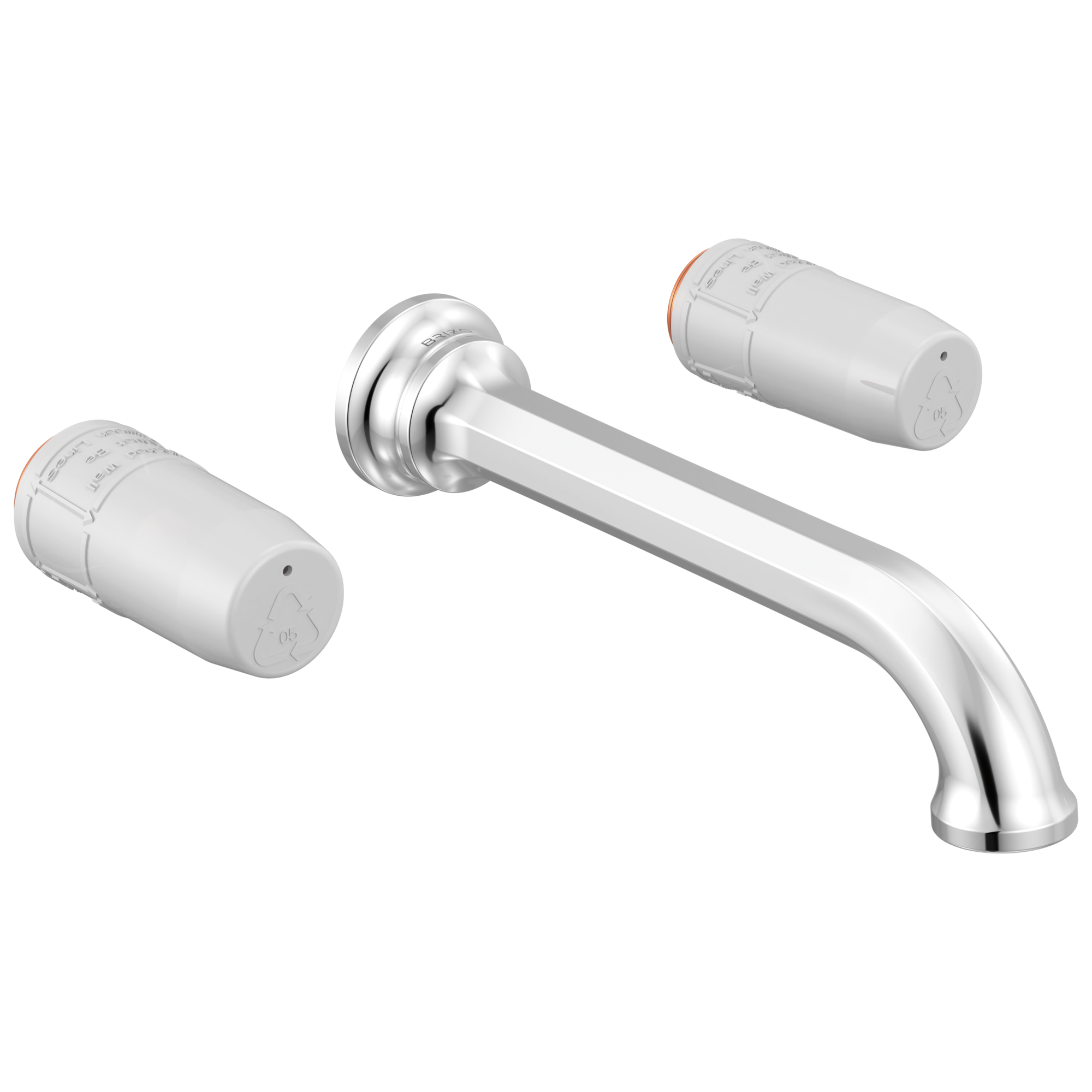 Beauclere™ | Two-Handle Wall Mount Lavatory Faucet - Less Handles