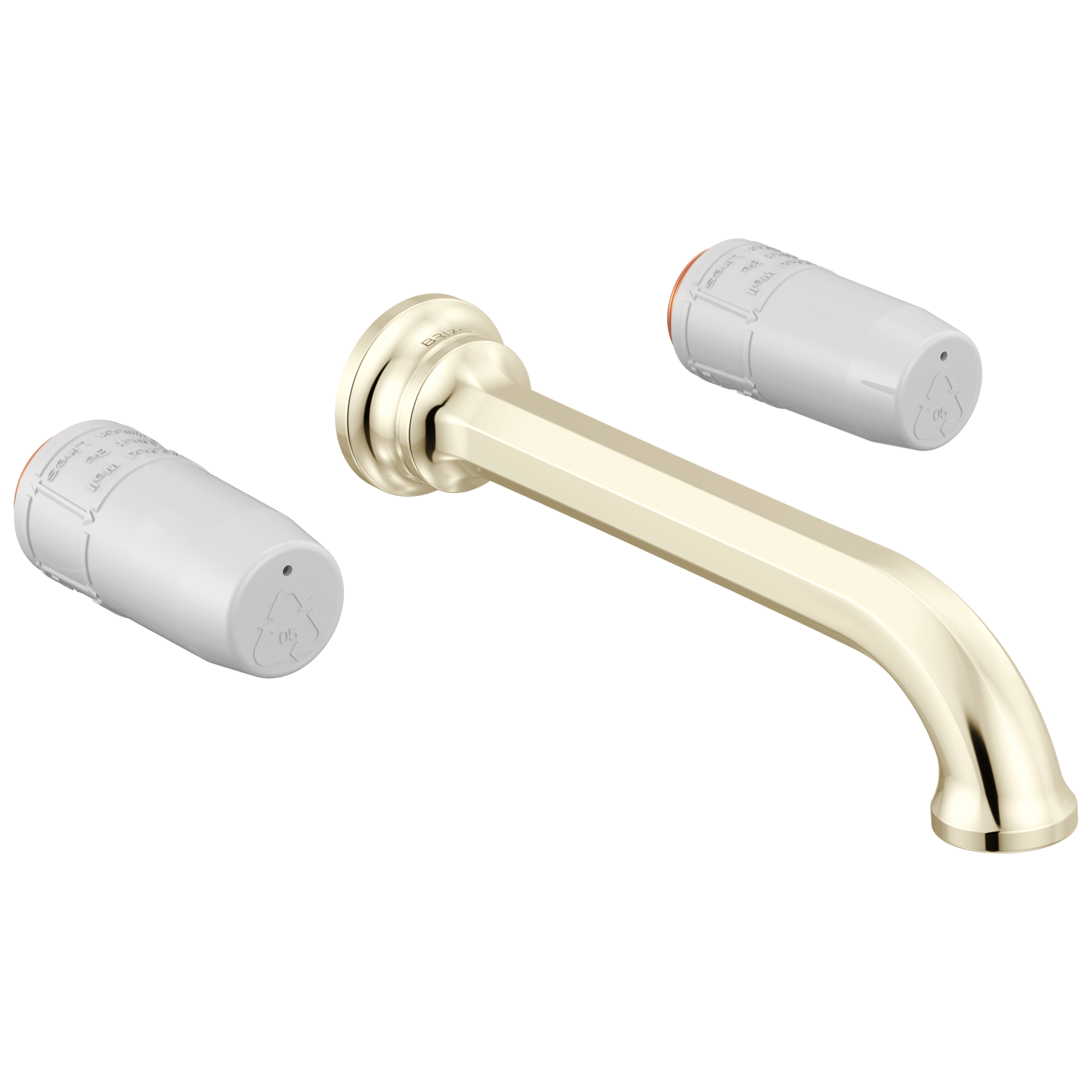 Beauclere® | Two-Handle Wall Mount Lavatory Faucet - Less Handles