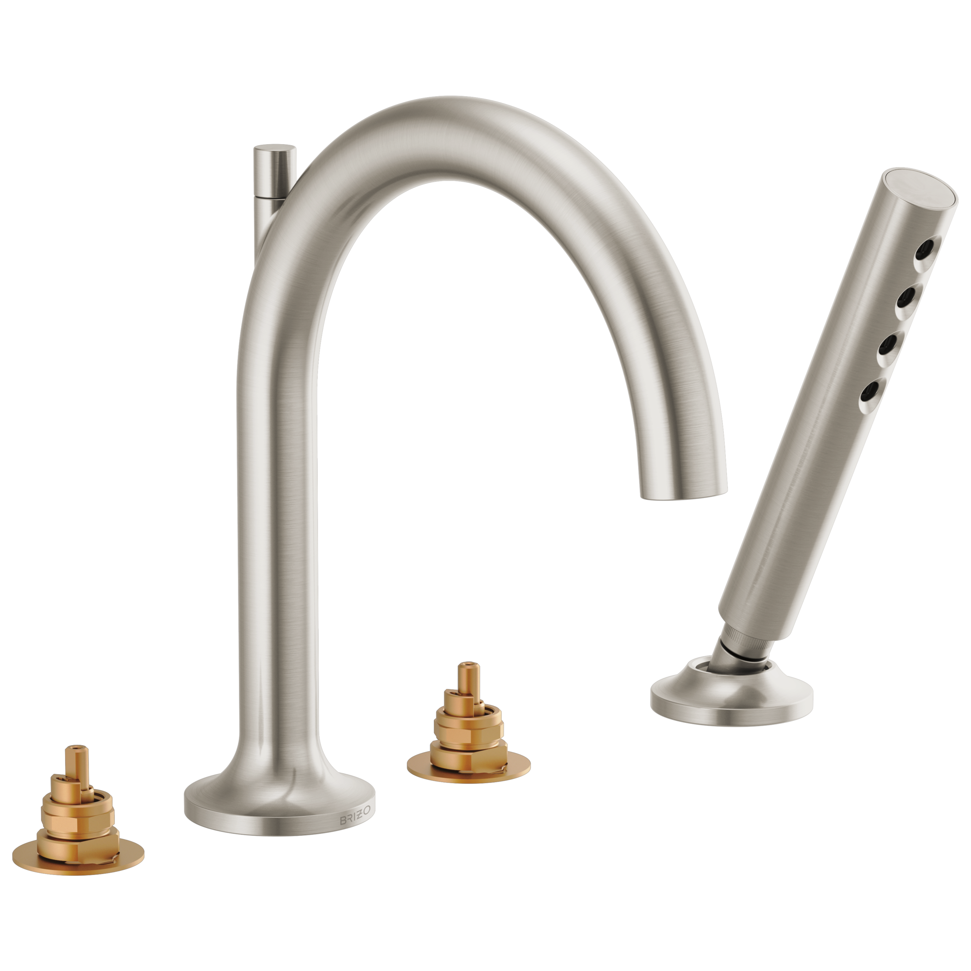 Odin® | Roman Tub Faucet with Hand Shower - Less Handles