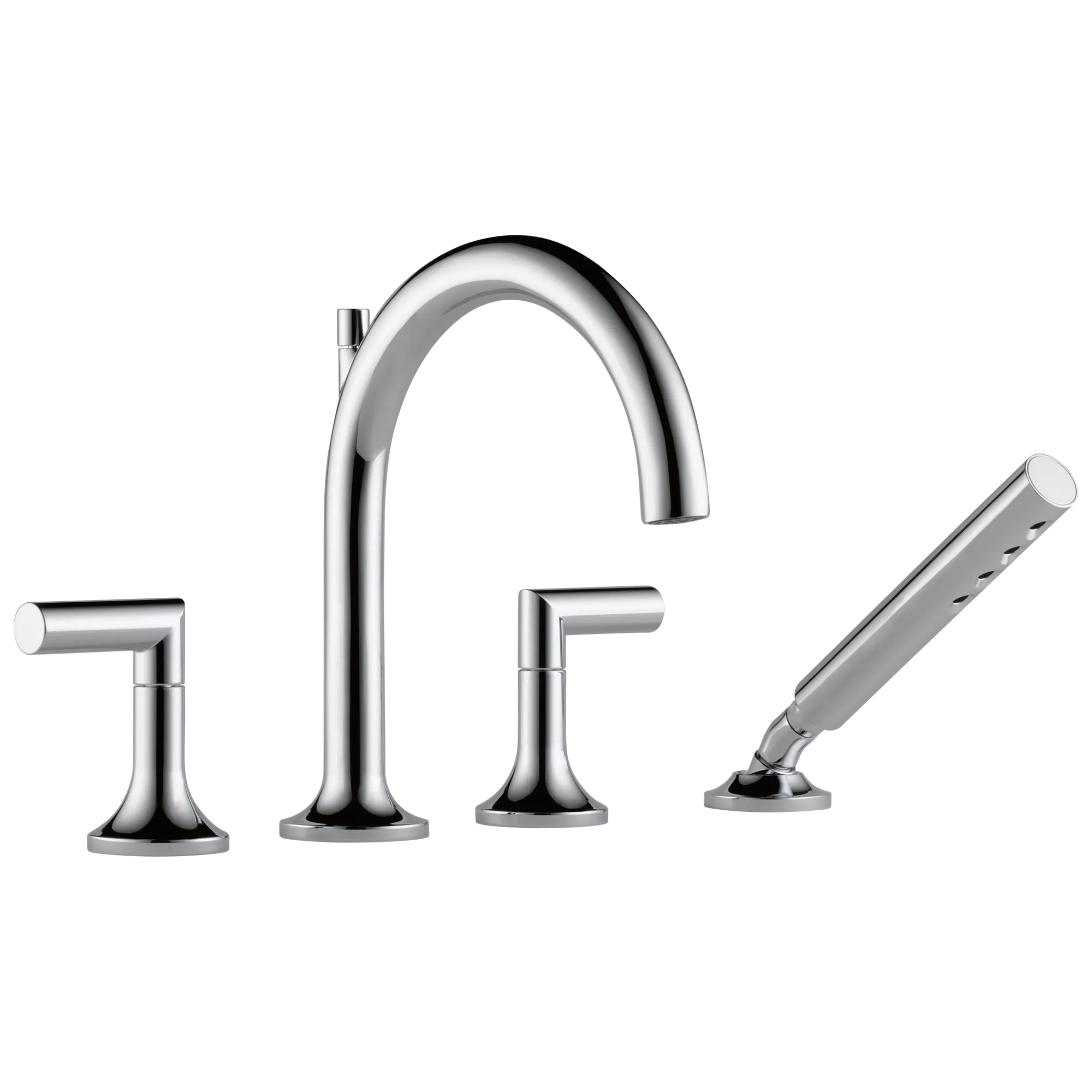 Odin® | 4-Hole Roman Tub with Hand Shower