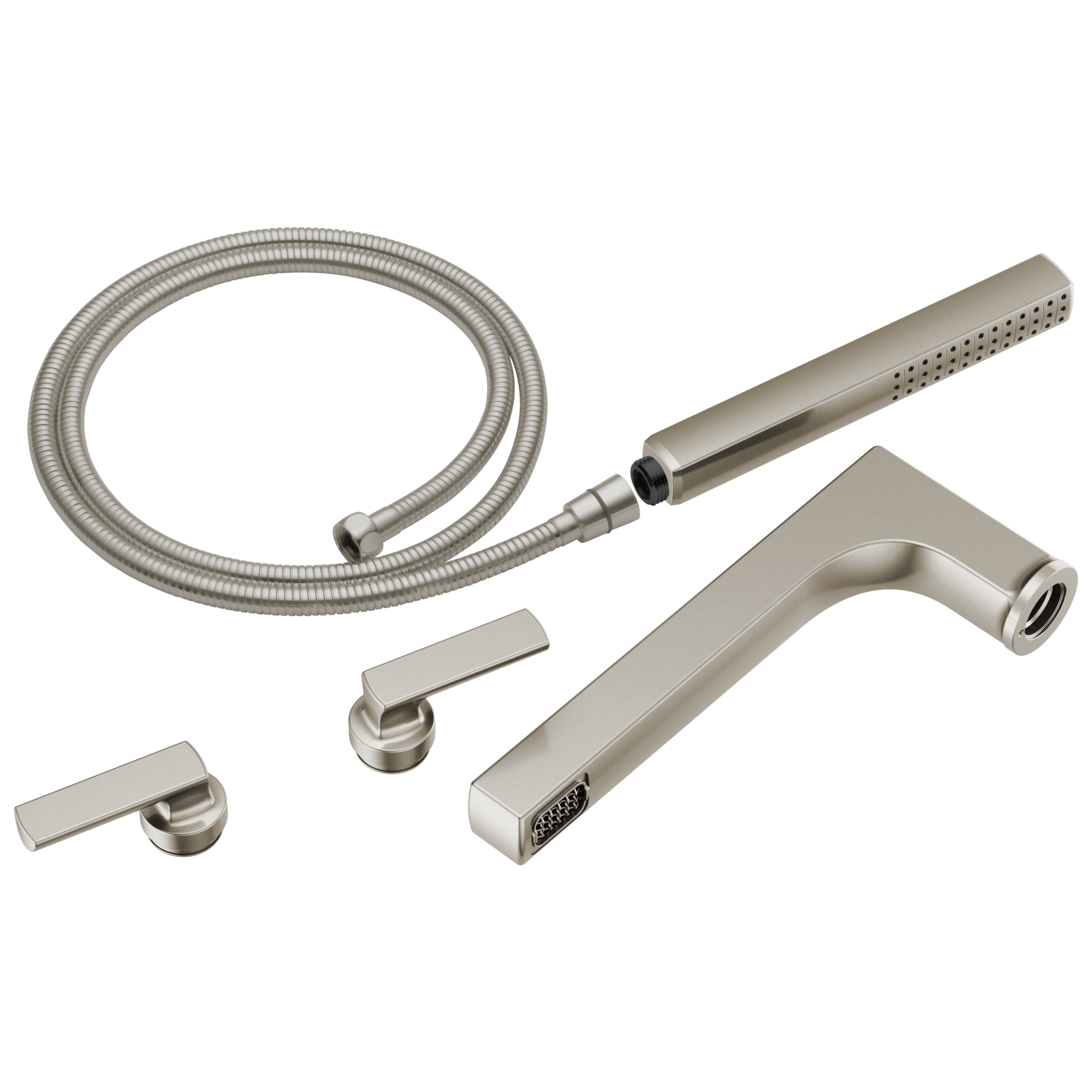 Two-Handle Tub Filler Trim Kit With Lever Handles