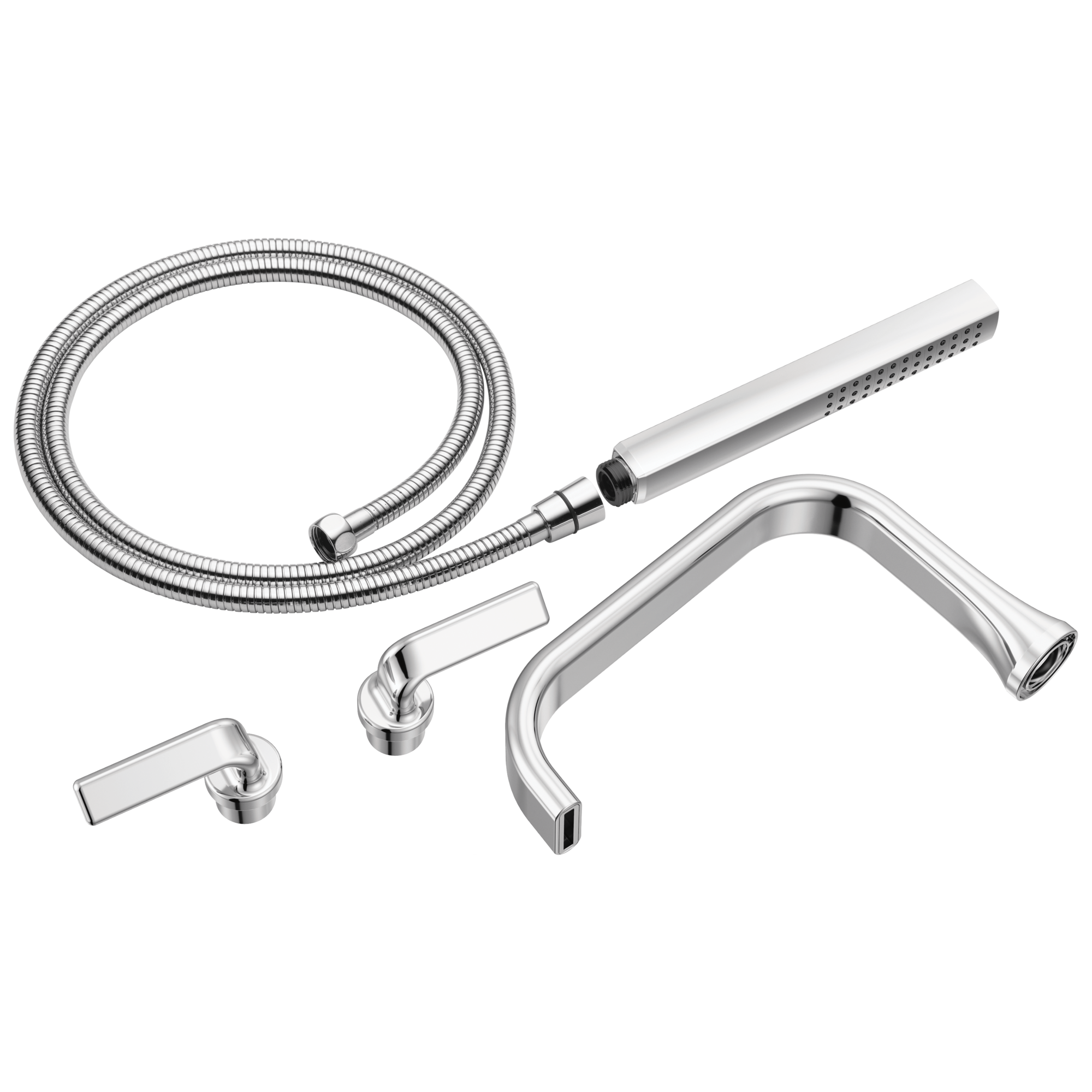 Allaria® | Two-Handle Tub Filler Trim Kit with Twist Lever Handles