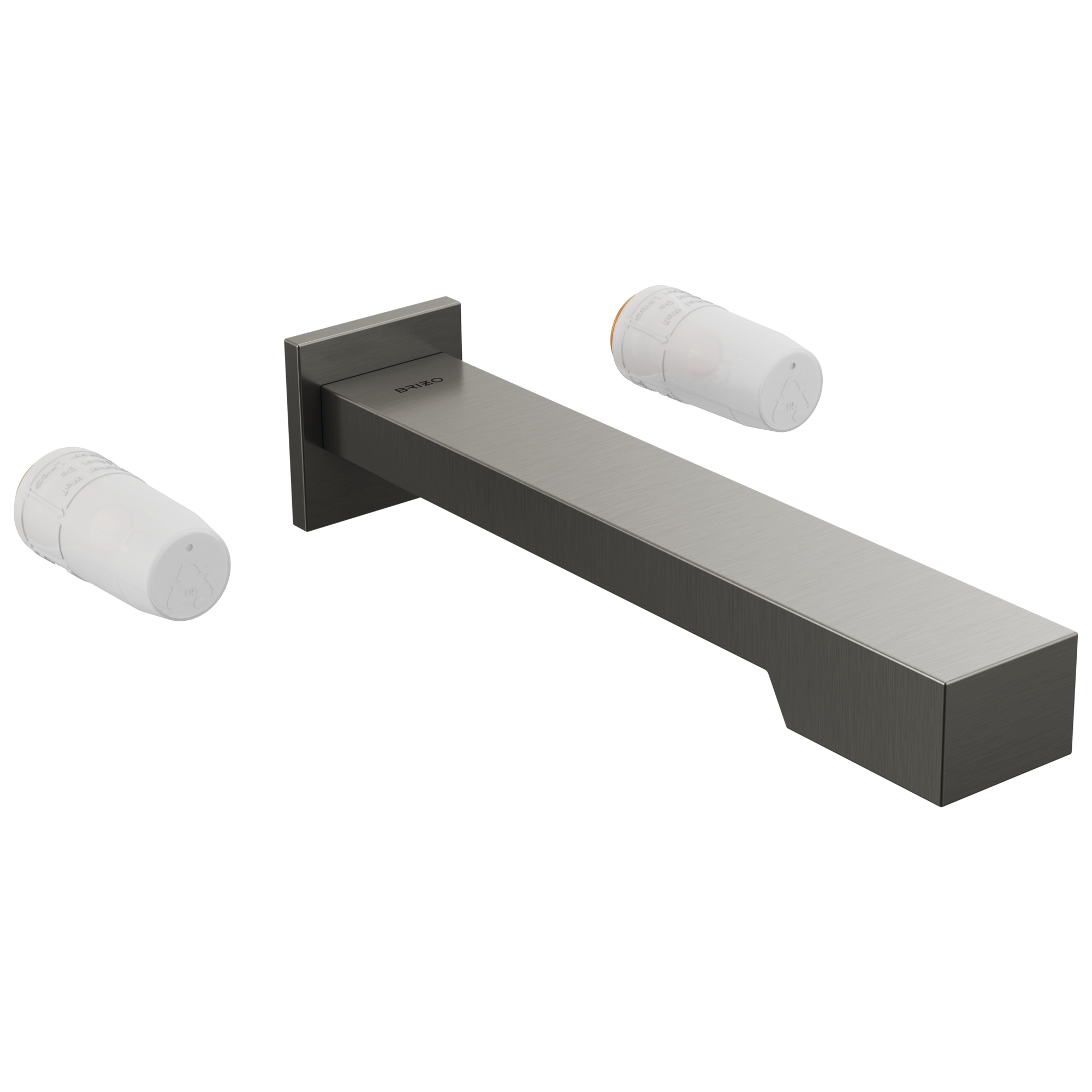 Two-Handle Wall Mount Tub Filler - Less Handles